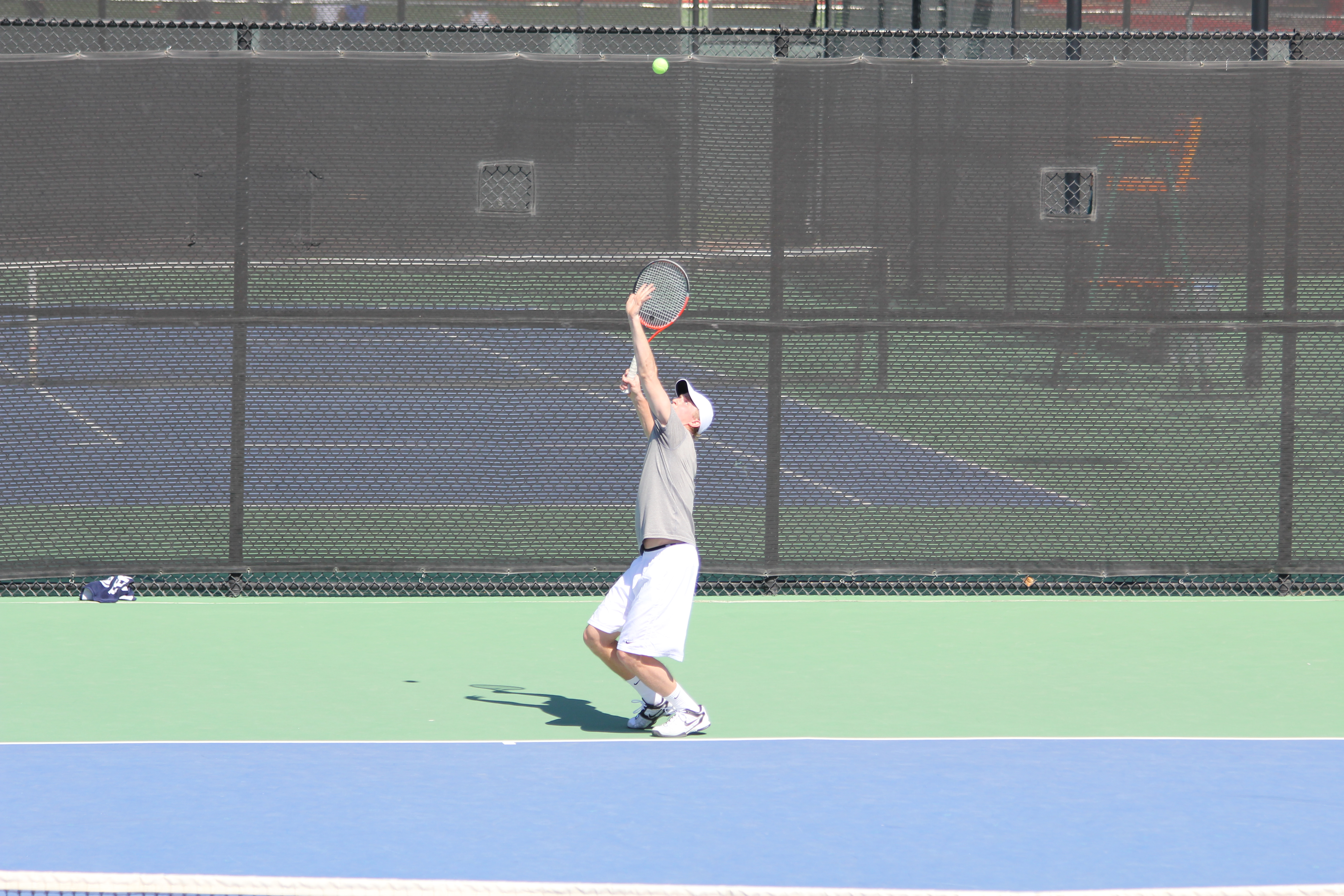 2012 Cabo Family Trip - Day 1 - Las Vegas (Nate Playing USU Tennis, Swimming)