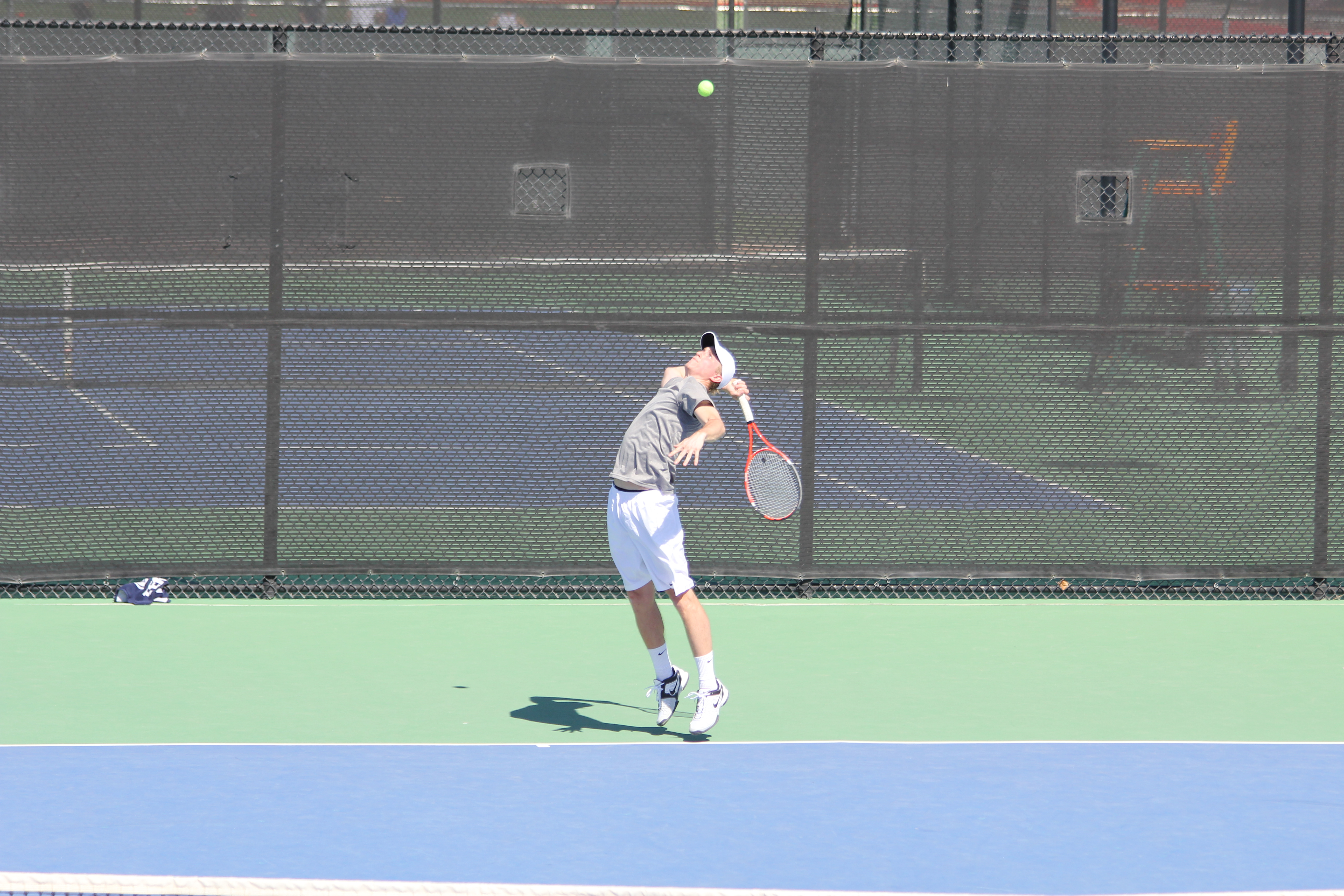 2012 Cabo Family Trip - Day 1 - Las Vegas (Nate Playing USU Tennis, Swimming)