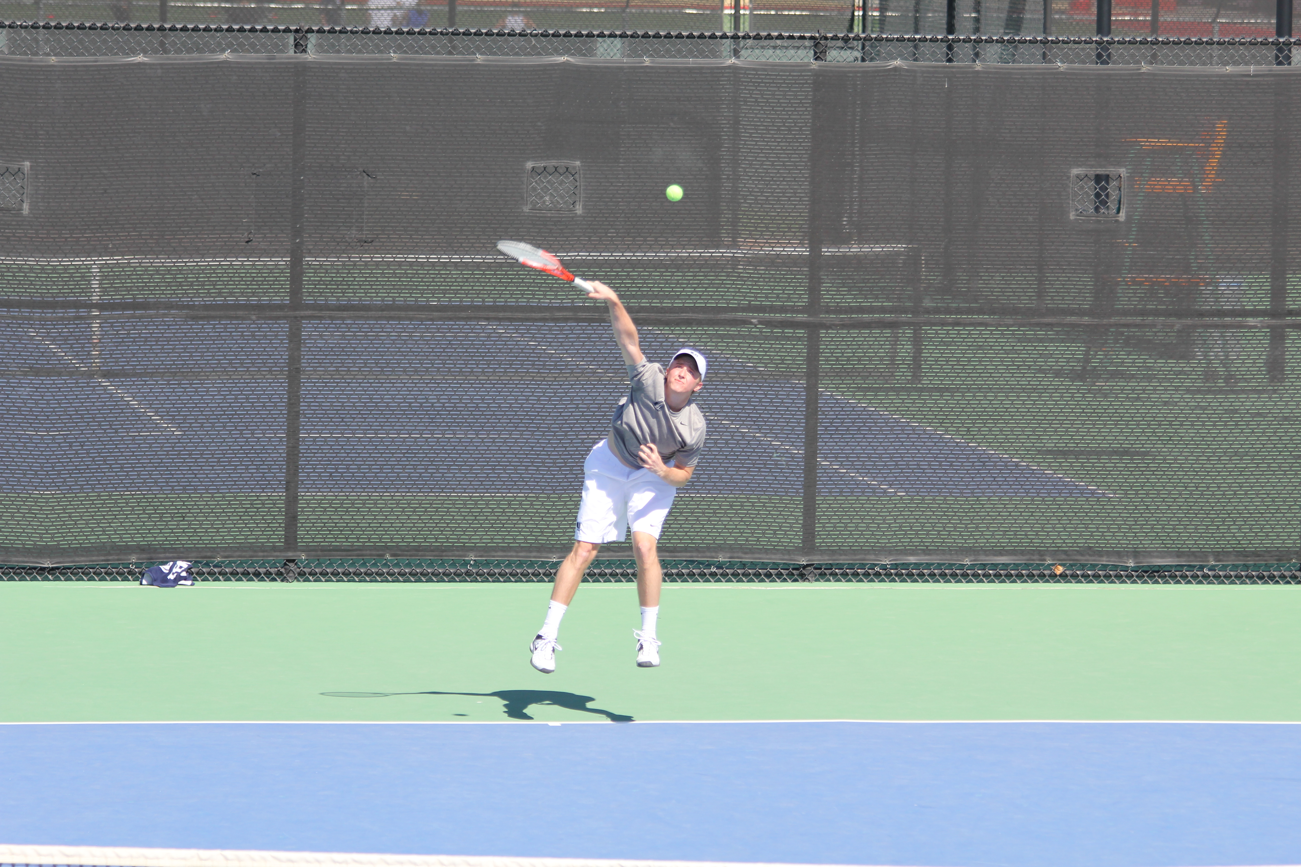 2012 Cabo Family Trip - Day 1 - Las Vegas (Nate Playing USU Tennis, Swimming)