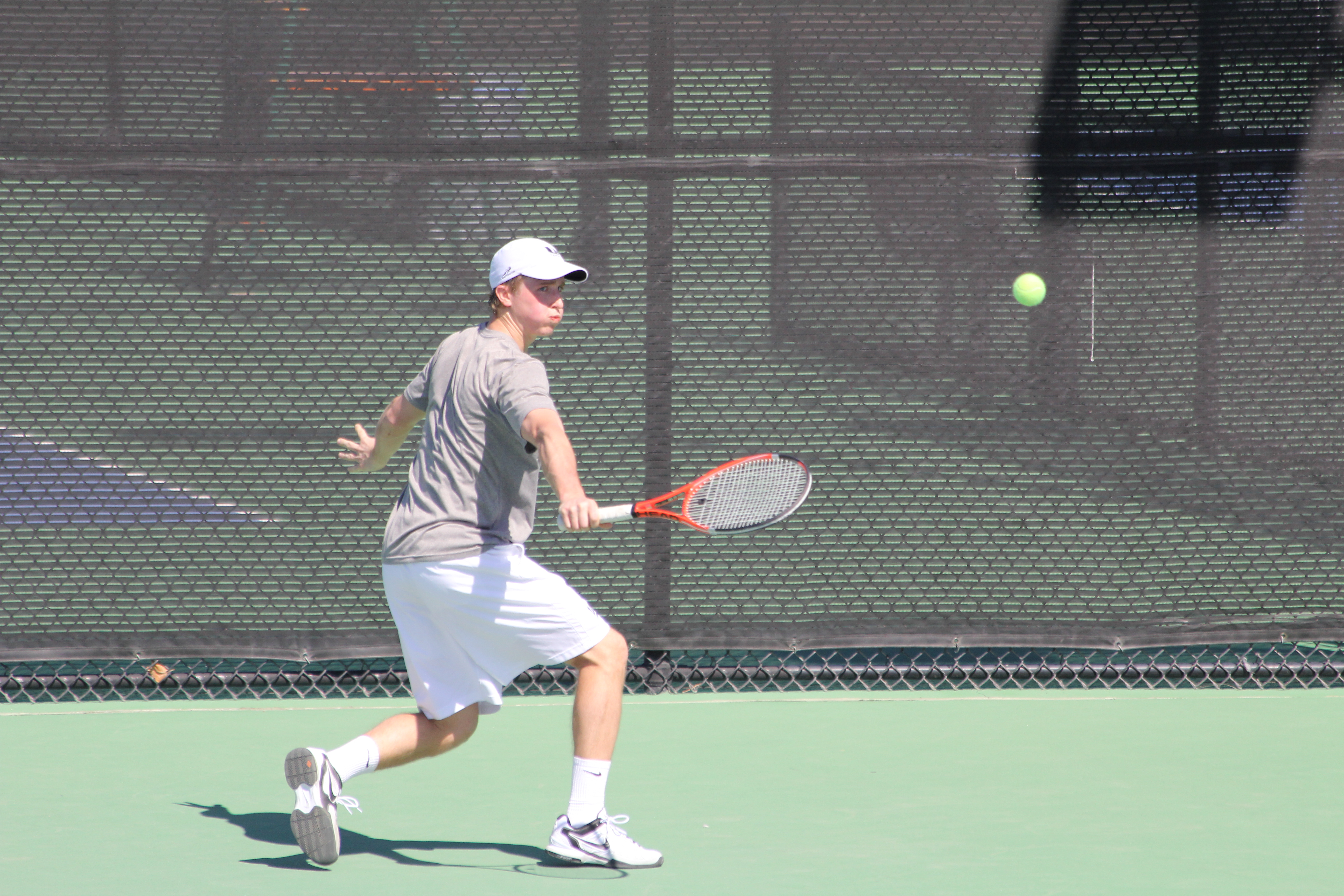 2012 Cabo Family Trip - Day 1 - Las Vegas (Nate Playing USU Tennis, Swimming)