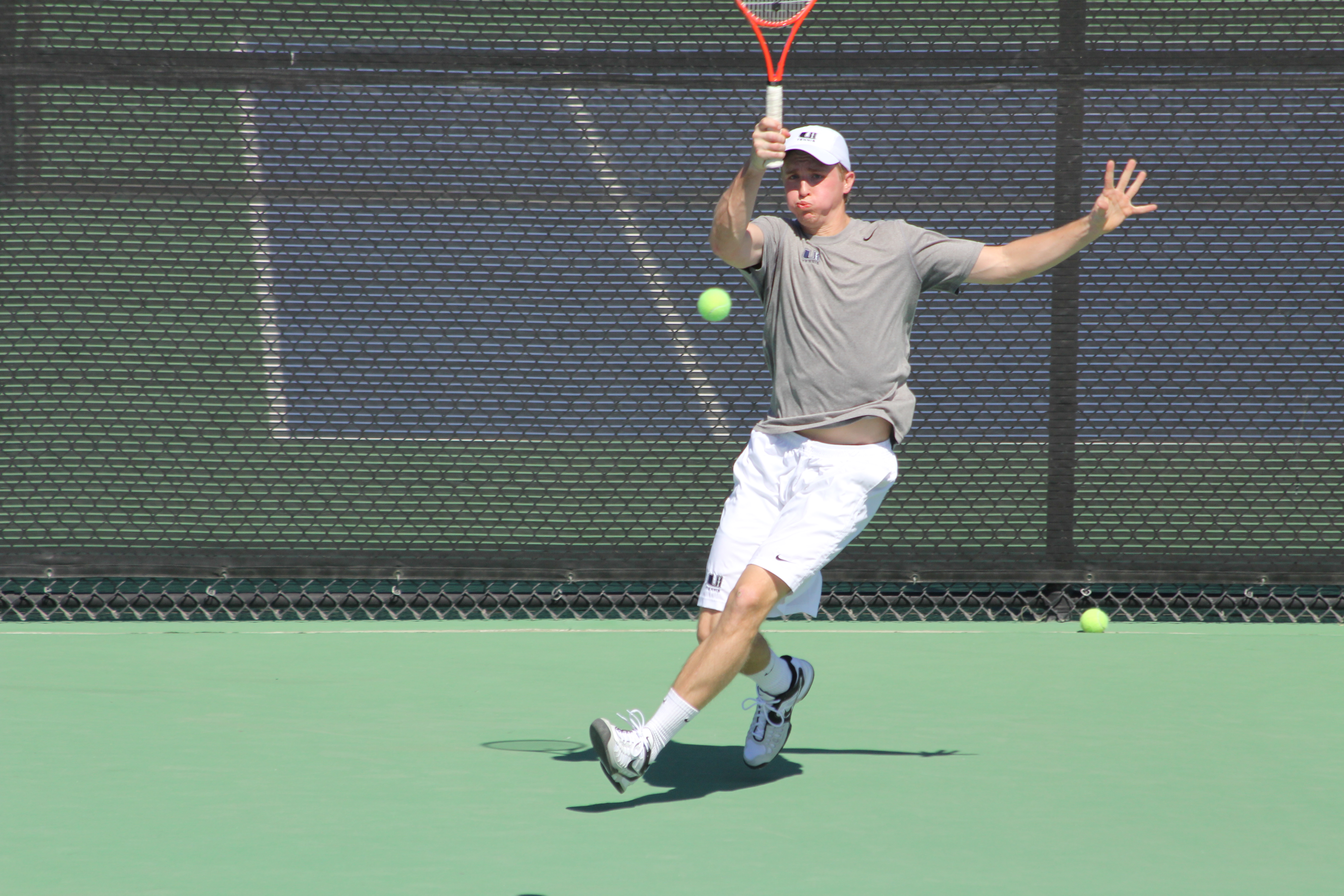 2012 Cabo Family Trip - Day 1 - Las Vegas (Nate Playing USU Tennis, Swimming)