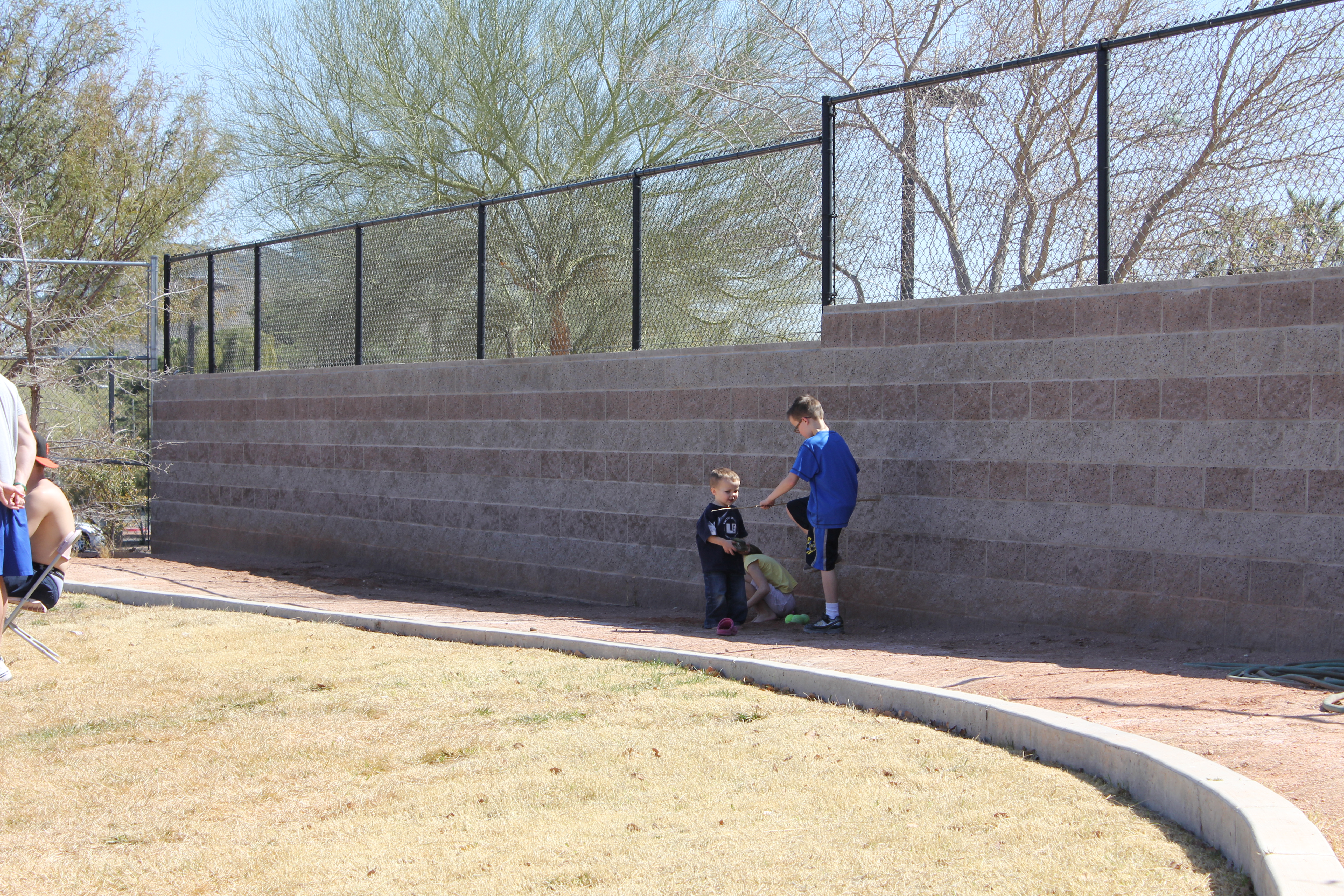 2012 Cabo Family Trip - Day 1 - Las Vegas (Nate Playing USU Tennis, Swimming)