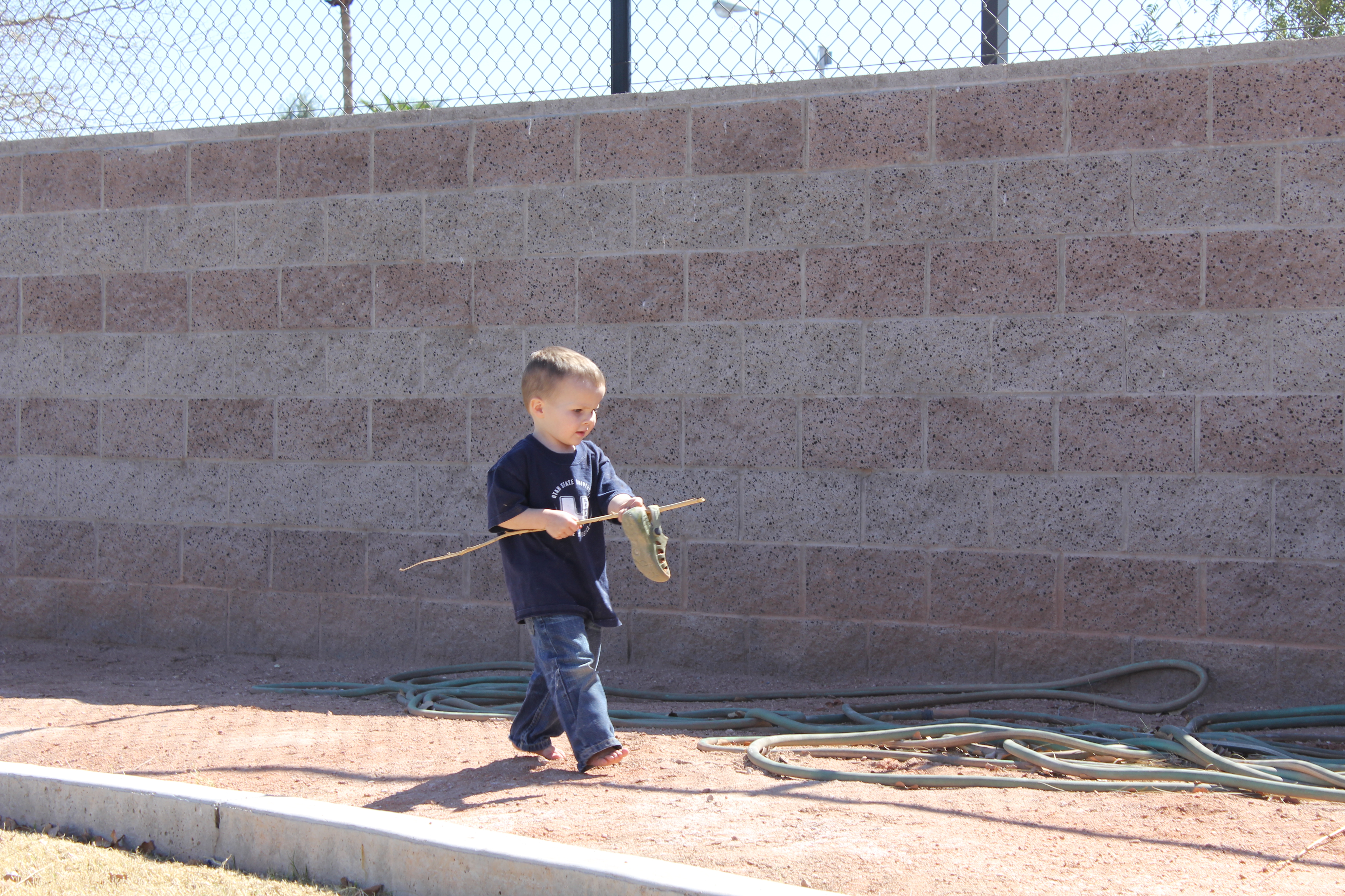 2012 Cabo Family Trip - Day 1 - Las Vegas (Nate Playing USU Tennis, Swimming)