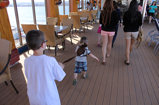 2012 Cabo Family Trip - Day 2 - San Diego (Boarding Cruise, Dance Party)