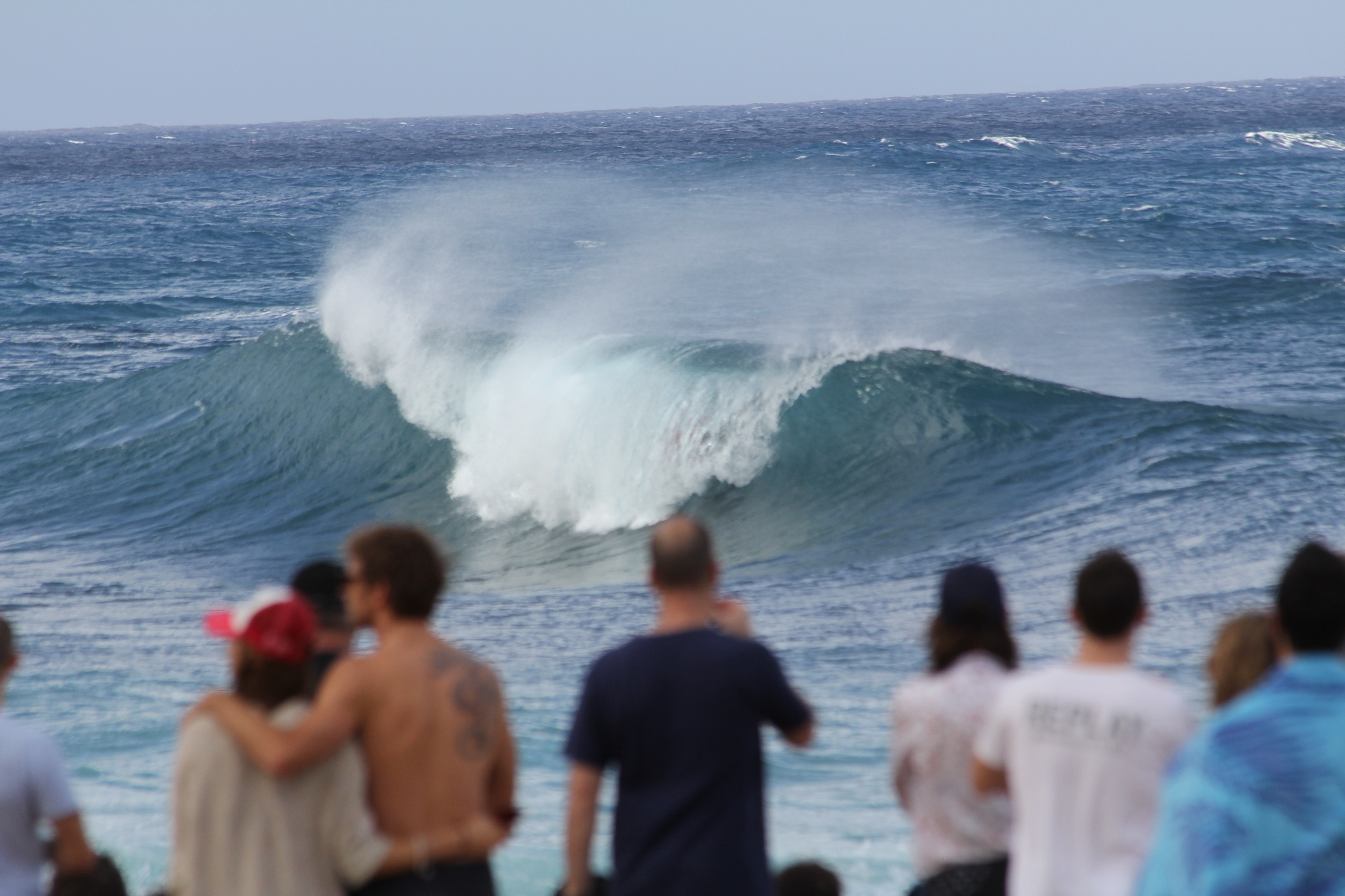 2012 Hawaii Family Trip - Day 3 (Billabong Pipe Masters Surfing Competition, McDonalds Taro Pie, Pearl Harbor Memorial, Diamond Head Crater Hike)