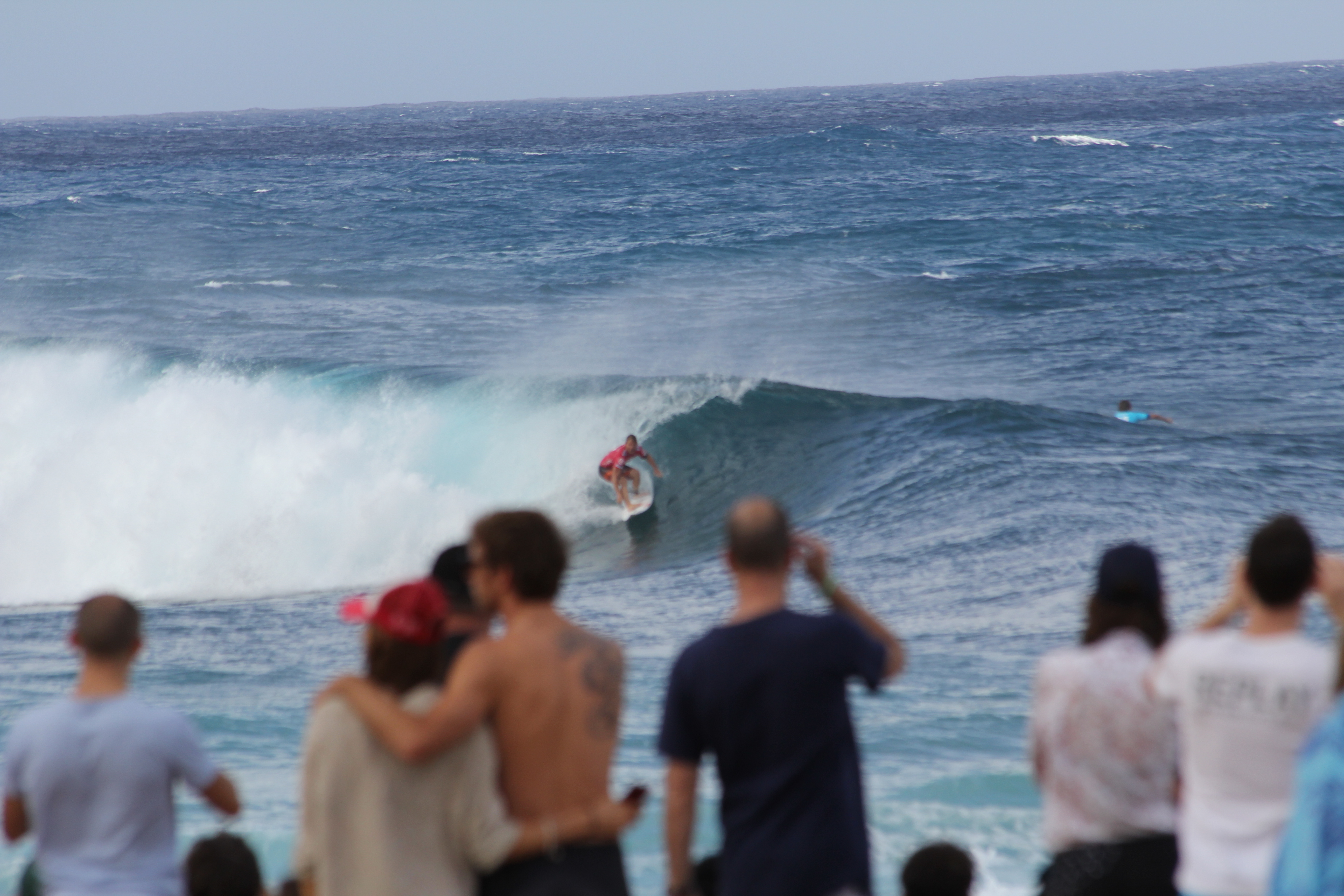 2012 Hawaii Family Trip - Day 3 (Billabong Pipe Masters Surfing Competition, McDonalds Taro Pie, Pearl Harbor Memorial, Diamond Head Crater Hike)