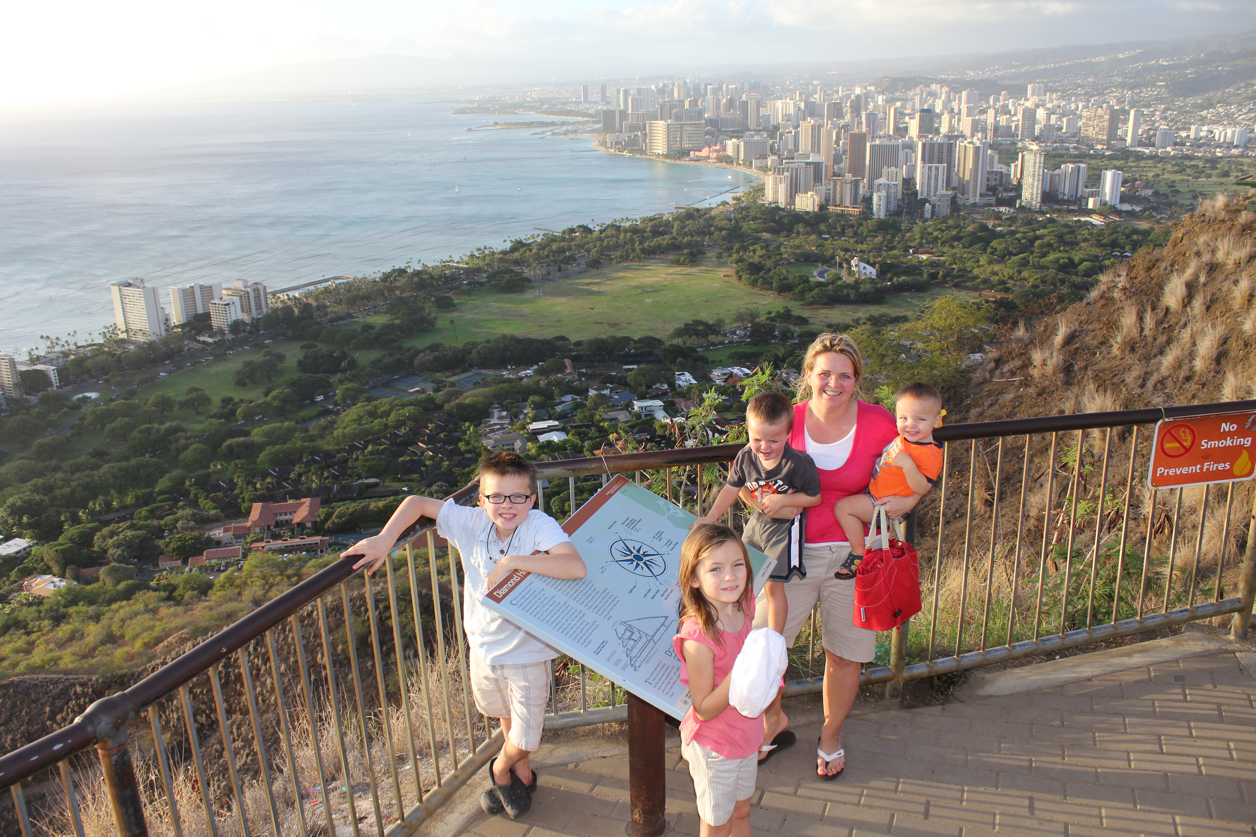 2012 Hawaii Family Trip - Day 3 (Billabong Pipe Masters Surfing Competition, McDonalds Taro Pie, Pearl Harbor Memorial, Diamond Head Crater Hike)
