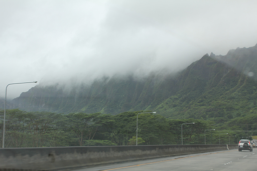 2012 Hawaii Family Trip - Day 6 (Nu'uanu Pali Lookout, Extreme Rainstorm)