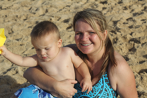 2012 Hawaii Family Trip - Day 11 (Seal, Ted's Bakery, Dole Plantation, Giant Waves, Sunset on Sunset Beach, Gecko)