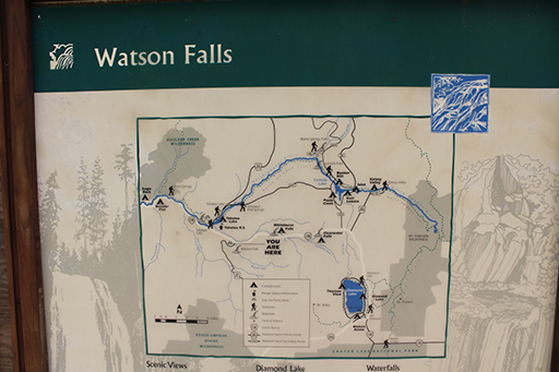 2013 July Break - Crater Lake National Park, Watson Falls