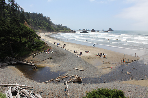 2013 July Break - Indian Beach (Ecola State Park, Cannon Beach, Oregon), Mount St. Helens & Multnomah Falls (Dodson, Oregon)