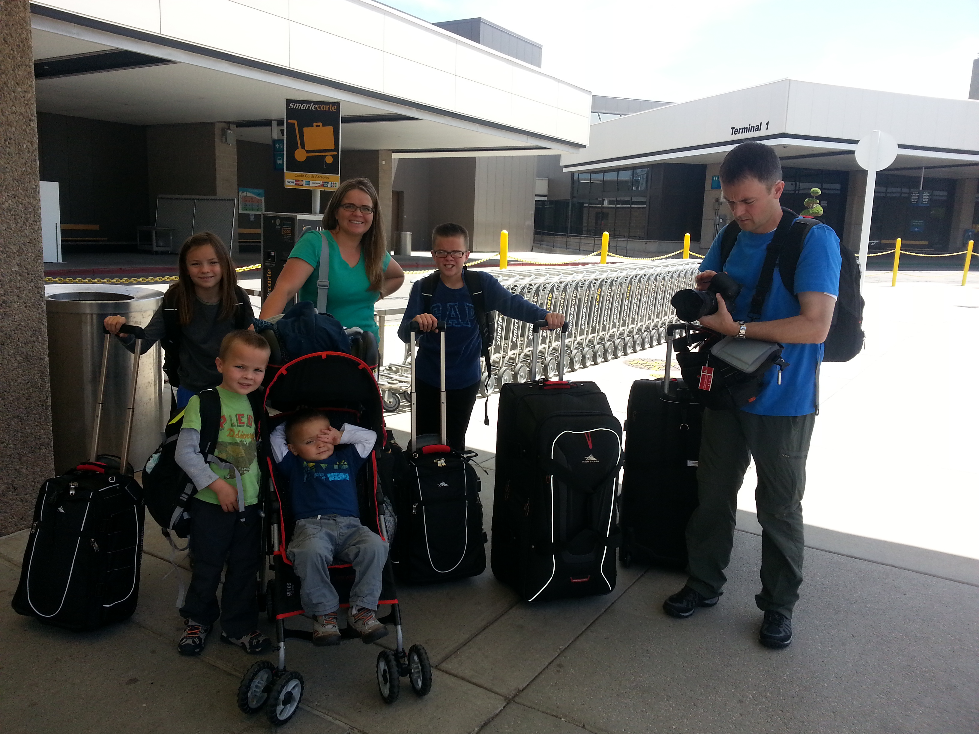 2014 Europe Trip Day 1 - United States (Salt Lake City Airport, New York City JFK Airport)