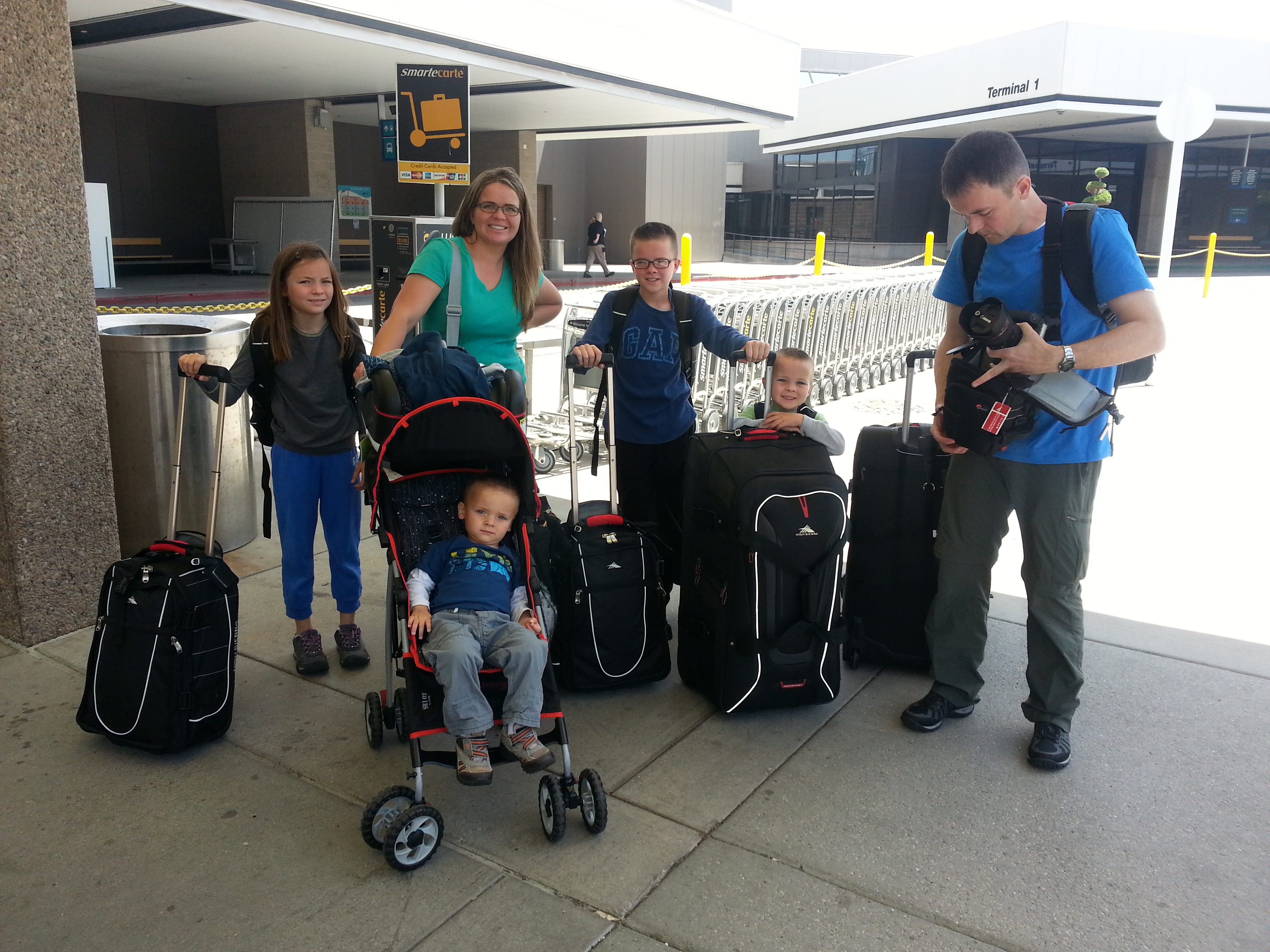 2014 Europe Trip Day 1 - United States (Salt Lake City Airport, New York City JFK Airport)