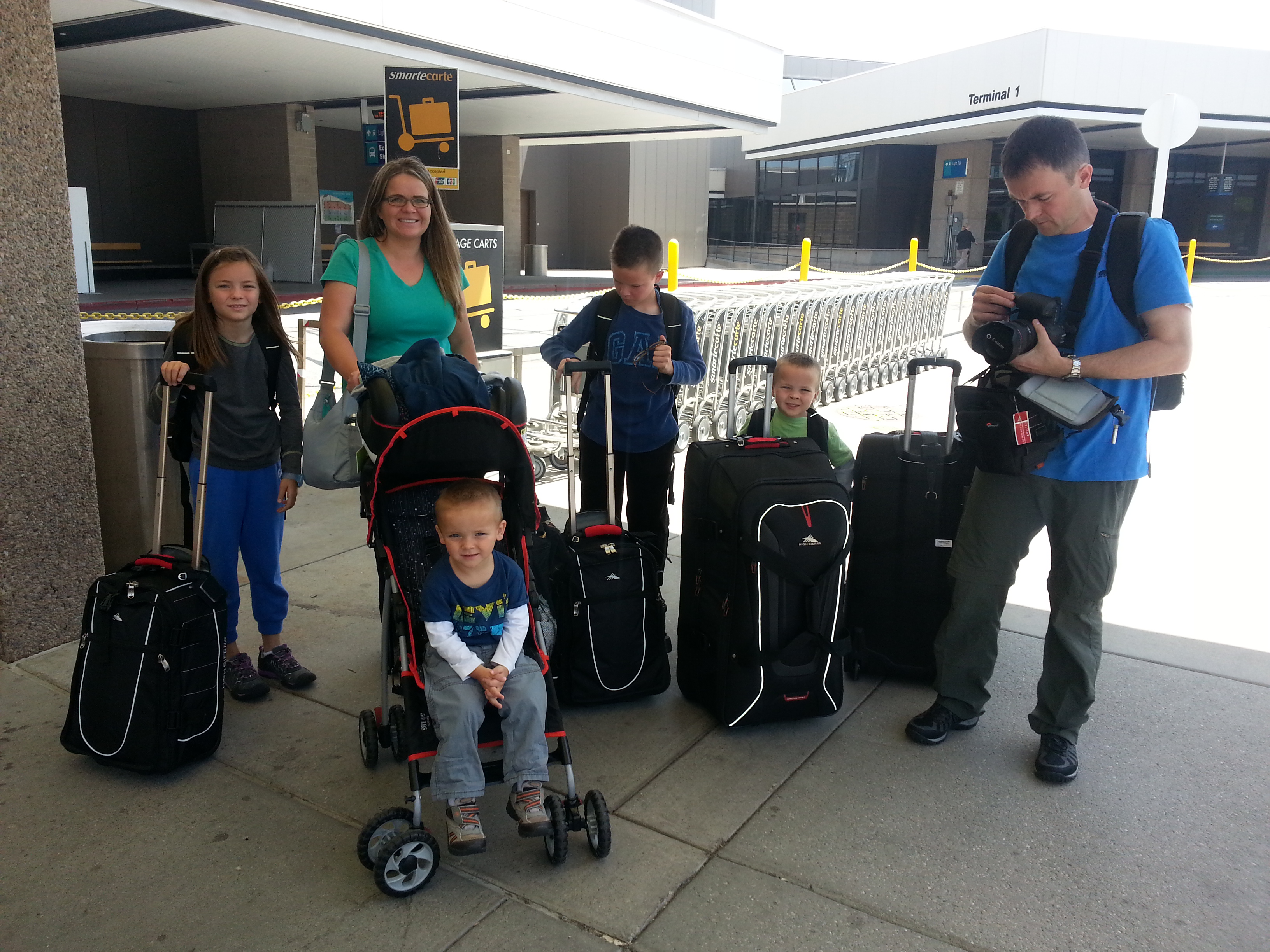 2014 Europe Trip Day 1 - United States (Salt Lake City Airport, New York City JFK Airport)