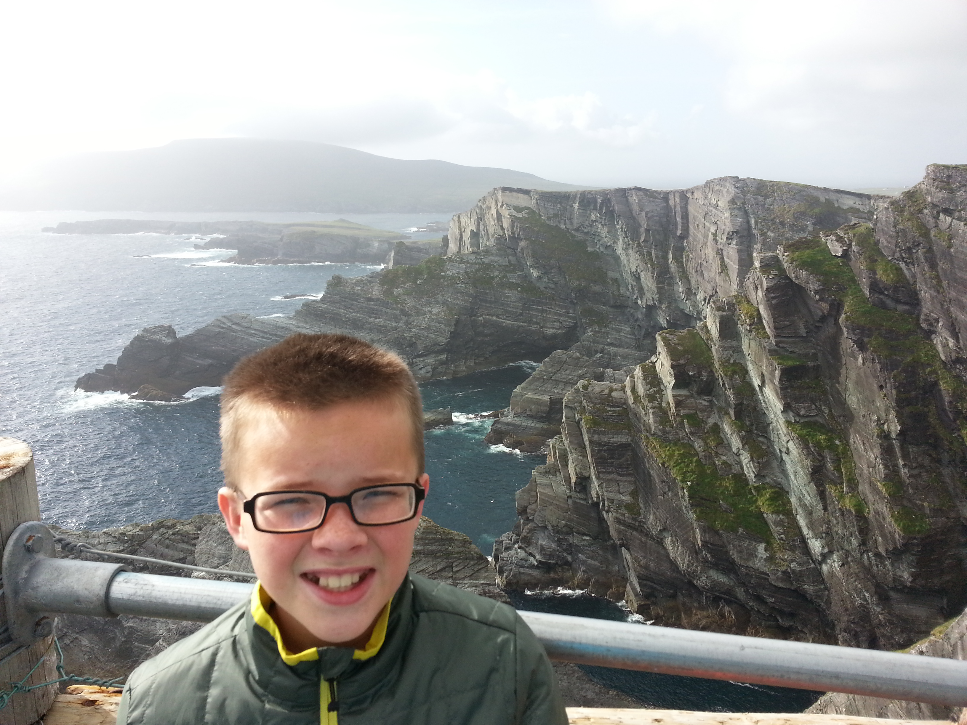 2014 Europe Trip Day 5 - Ireland (Church in Tralee, Blennerville Windmill, Dingle Peninsula, Conor Pass, Ventry Beach, Dunbeg Fort, Irish Potato Famine, Gallarus Oratory, Ring of Kerry, Valentia Island, The Kerry Cliffs, Ballinskelligs Castle and Beach)