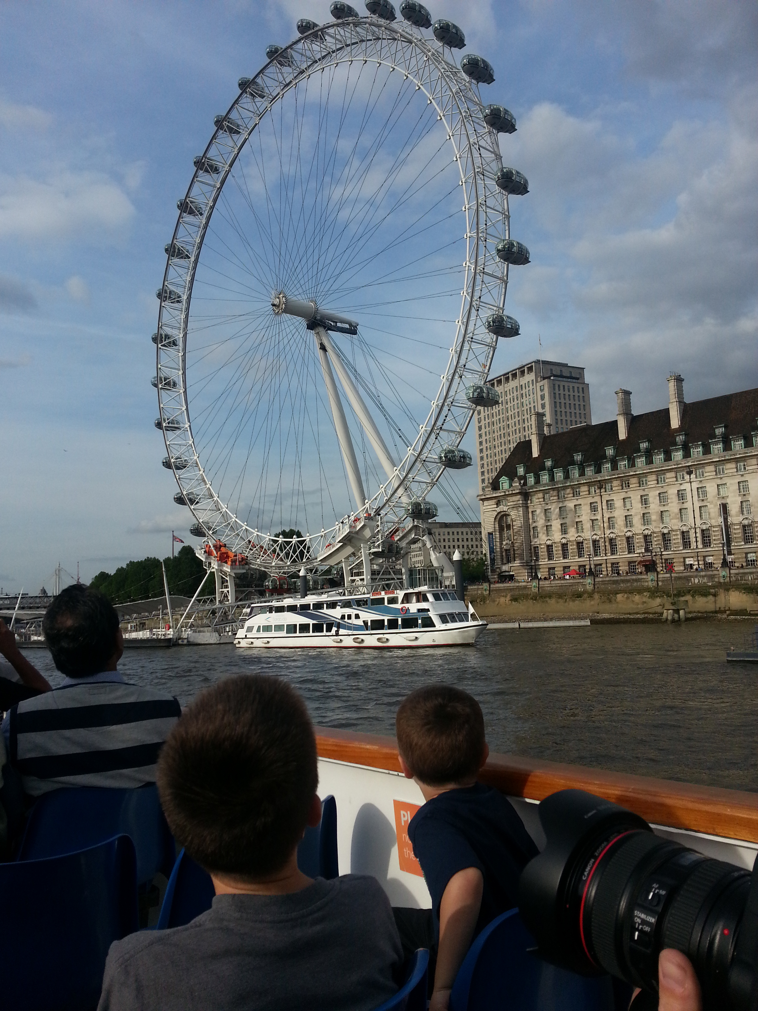 2014 Europe Trip Day 8 - England (London Gatwick Airport, Buckingham Palace, Riding the Tube - London Underground, Mister Whippy Ice Cream, Thames River Cruise, The London Eye, Harry Potter Platform 9 3/4, Vimto)