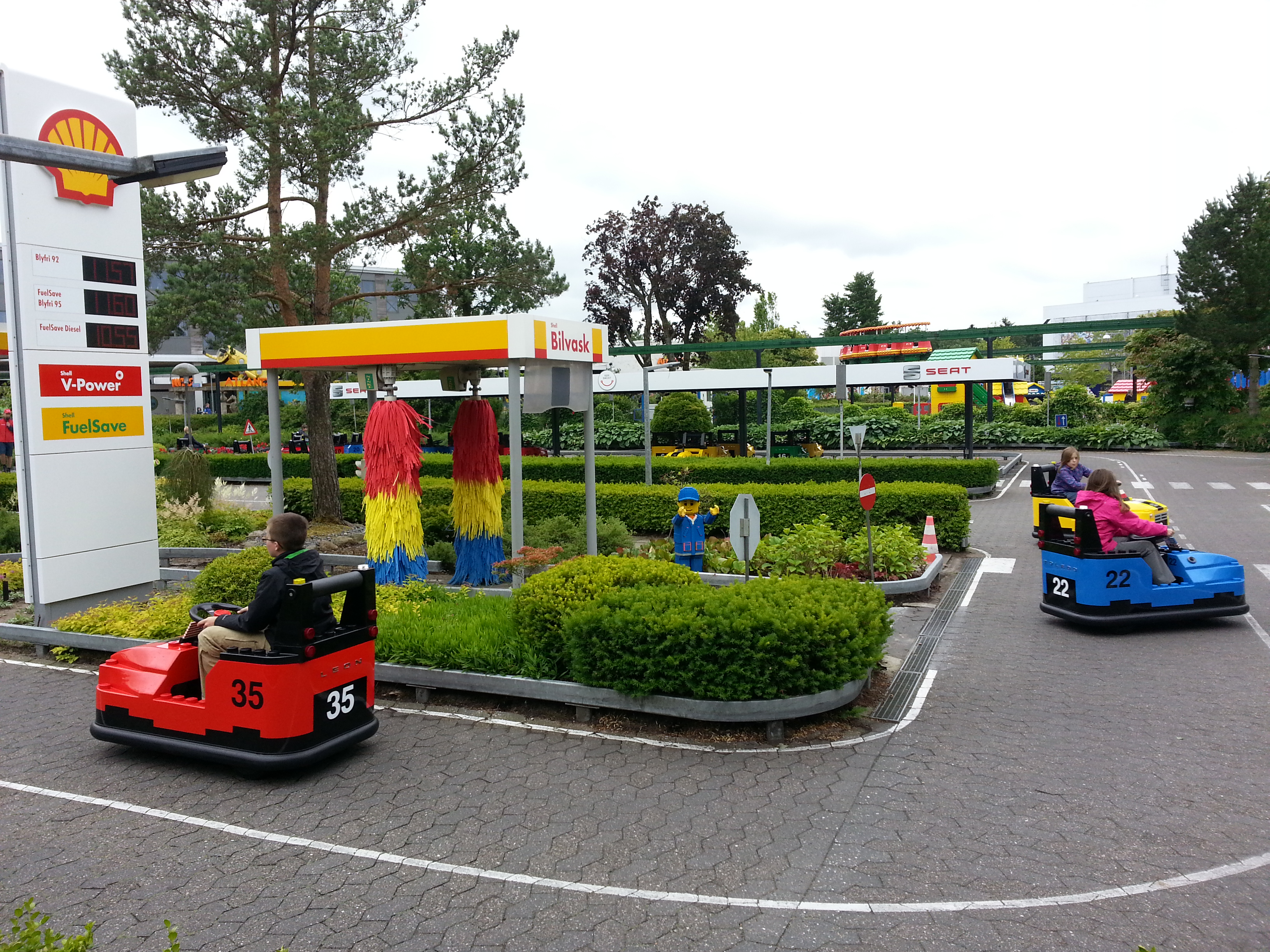 2014 Europe Trip Day 16 - Denmark (Danish Money, Langaa Camping Cabin, Legoland Billund Resort (World's First Legoland - 1968), Danish Hotdogs, Legoland Drivers License, Peeing on the Legotrain, Legoland Holiday Village Cabin and Playground)