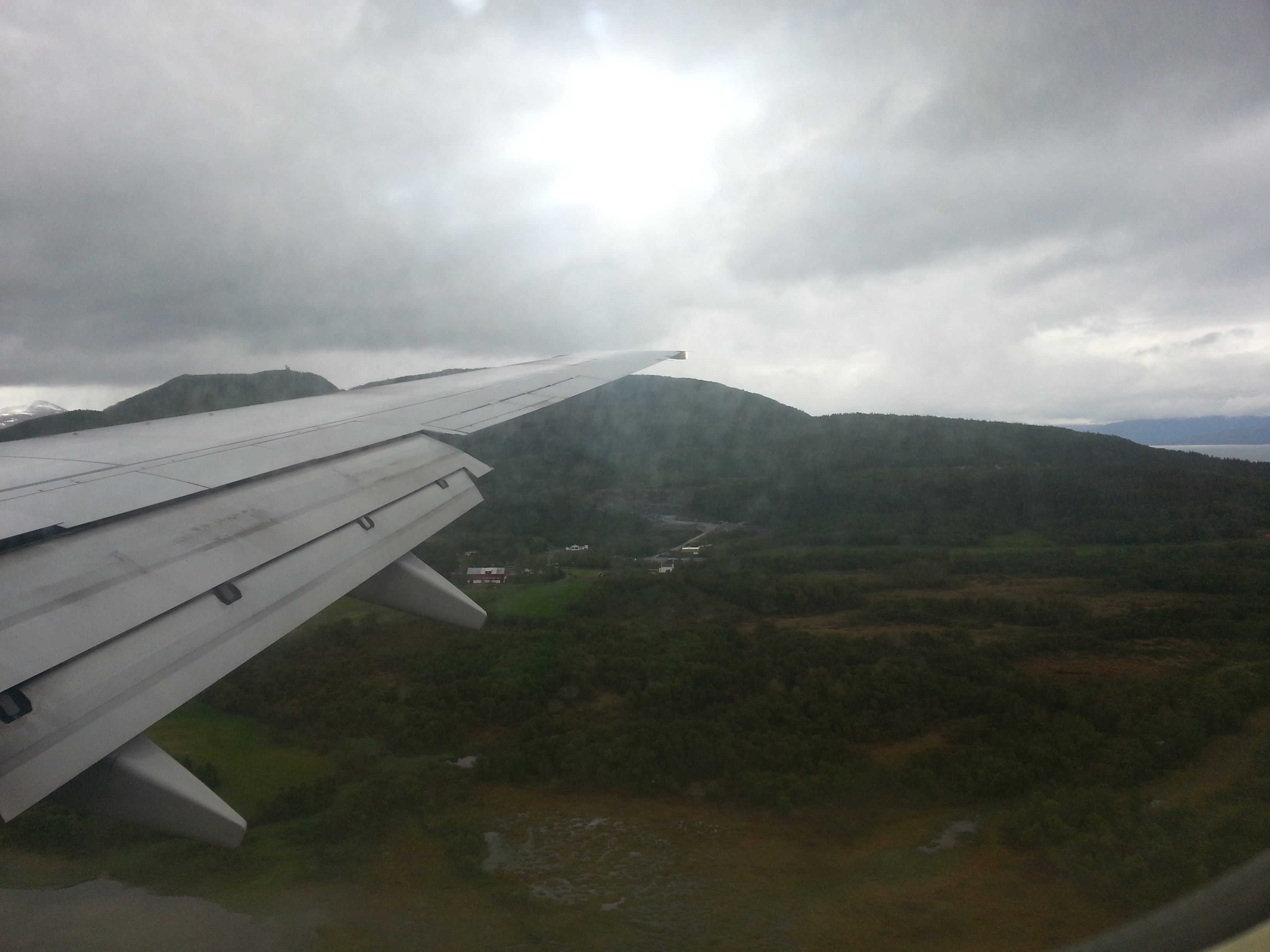 2014 Europe Trip Day 17 - Norway (Legoland Holiday Village, Billund Denmark Airport, Oslo Norway Airport, Harstad / Narvik Evenes Airport, Queen Sonja of Norway (Sonja Haraldsen) on our flight, Harstad Norway, Midnight Sun)