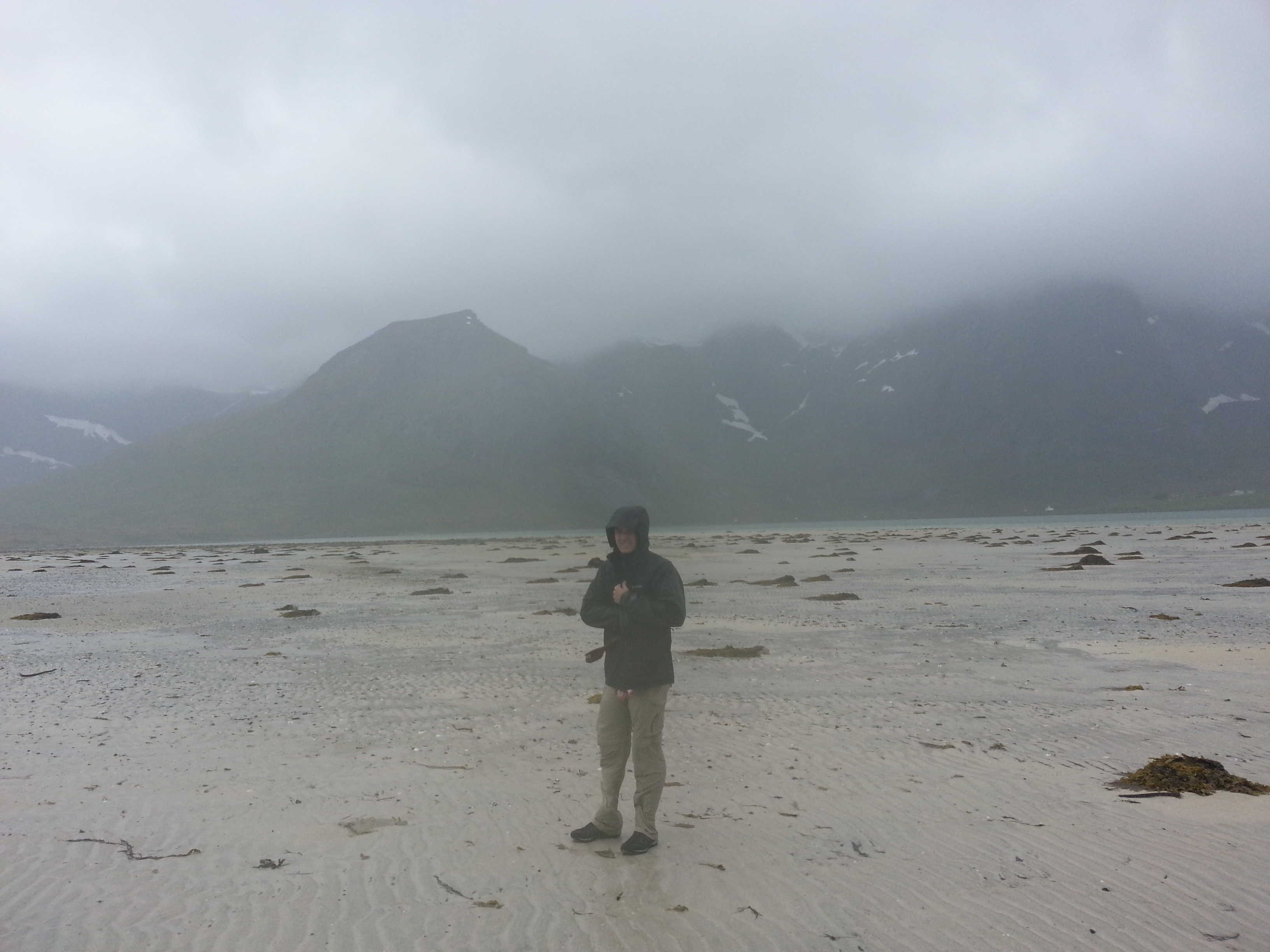 2014 Europe Trip Day 18 - Norway (Lofoten Islands: Sordal Tunnel (4 miles),  Sloverfjord Tunnel (2 miles), Chocolate Chip Rolls, Svolvaer, Lofoten Stockfish (Hanging Cod), Fishing Village Named Å, Snails, Fiskeburger (Fish Burger), Wild Reindeer) 