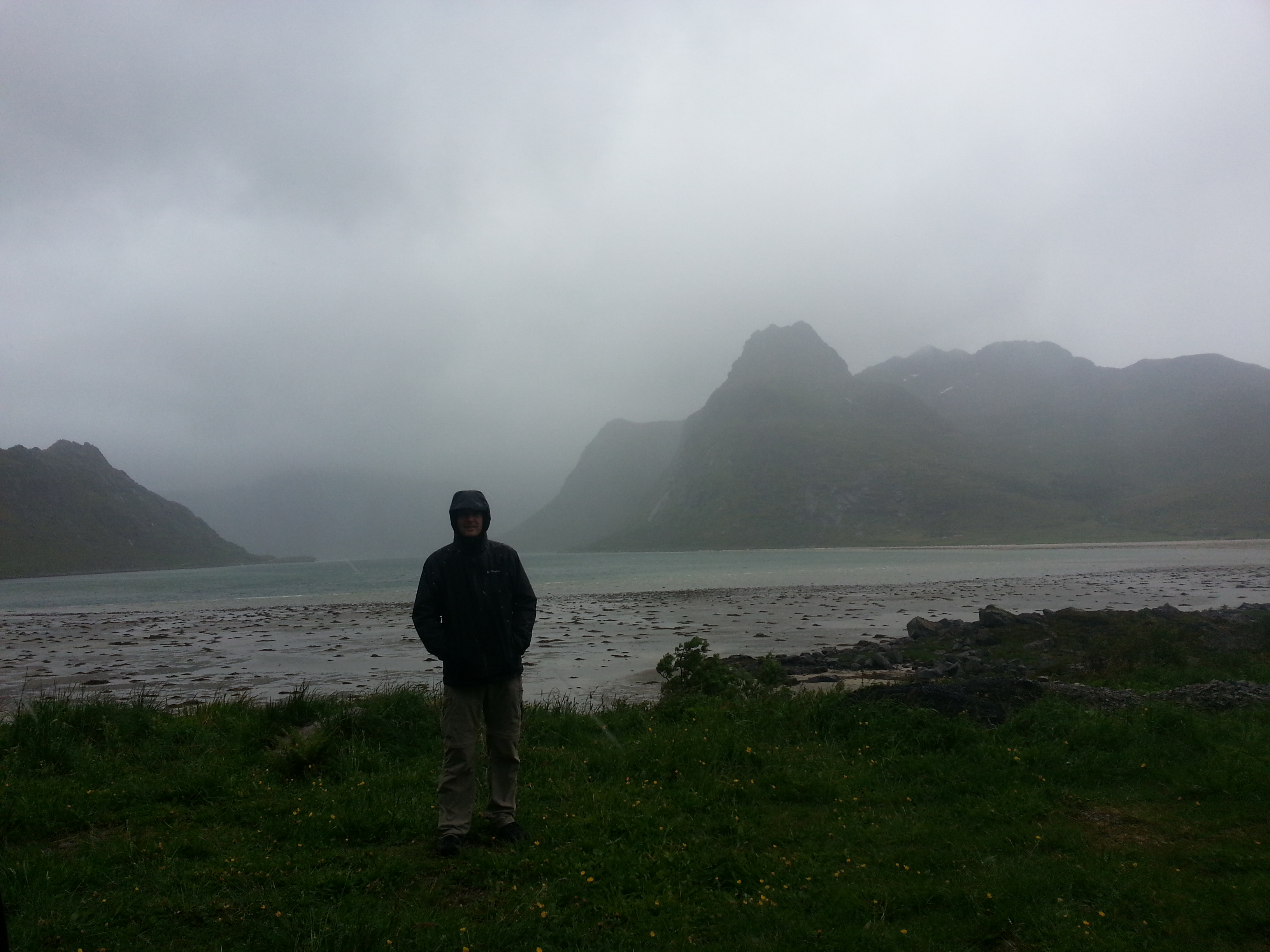 2014 Europe Trip Day 18 - Norway (Lofoten Islands: Sordal Tunnel (4 miles),  Sloverfjord Tunnel (2 miles), Chocolate Chip Rolls, Svolvaer, Lofoten Stockfish (Hanging Cod), Fishing Village Named Å, Snails, Fiskeburger (Fish Burger), Wild Reindeer) 