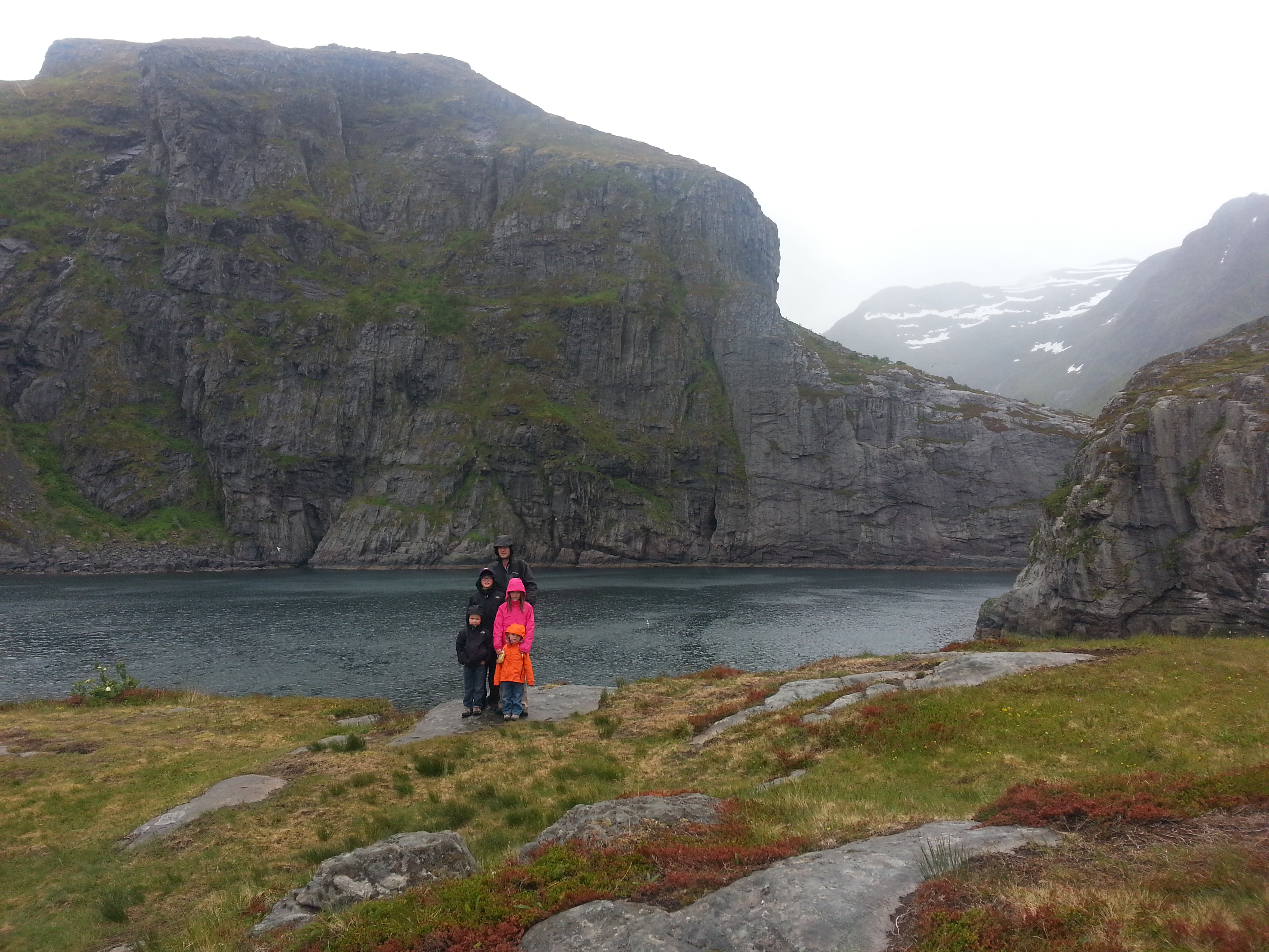 2014 Europe Trip Day 18 - Norway (Lofoten Islands: Sordal Tunnel (4 miles),  Sloverfjord Tunnel (2 miles), Chocolate Chip Rolls, Svolvaer, Lofoten Stockfish (Hanging Cod), Fishing Village Named Å, Snails, Fiskeburger (Fish Burger), Wild Reindeer) 