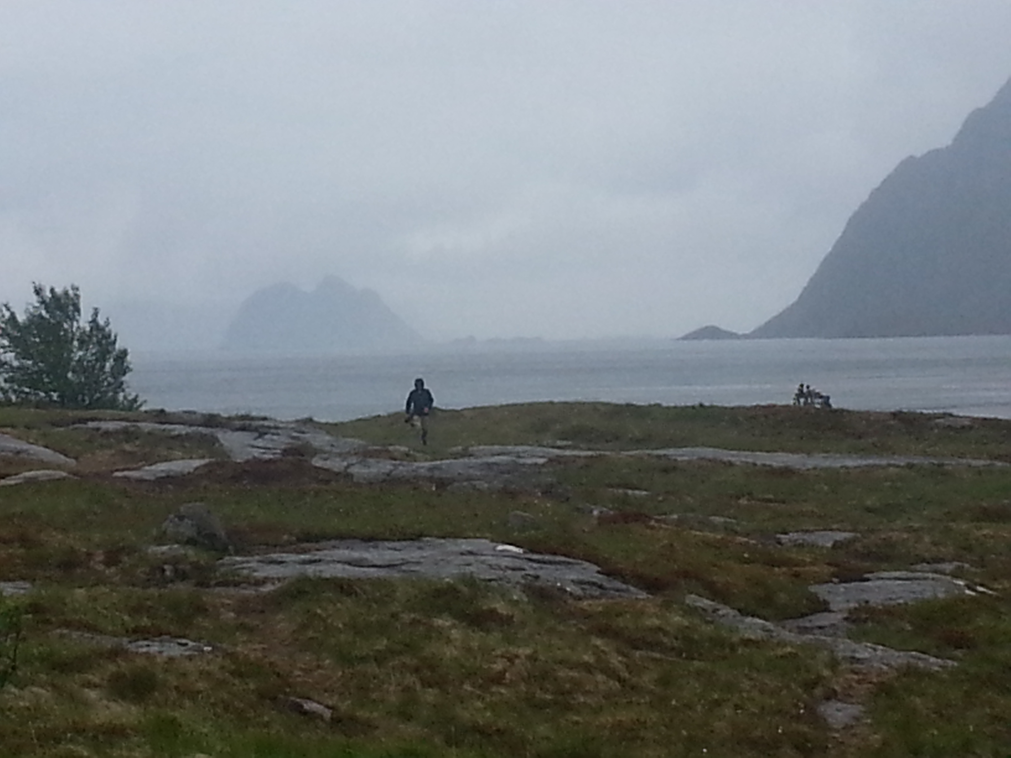 2014 Europe Trip Day 18 - Norway (Lofoten Islands: Sordal Tunnel (4 miles),  Sloverfjord Tunnel (2 miles), Chocolate Chip Rolls, Svolvaer, Lofoten Stockfish (Hanging Cod), Fishing Village Named Å, Snails, Fiskeburger (Fish Burger), Wild Reindeer) 