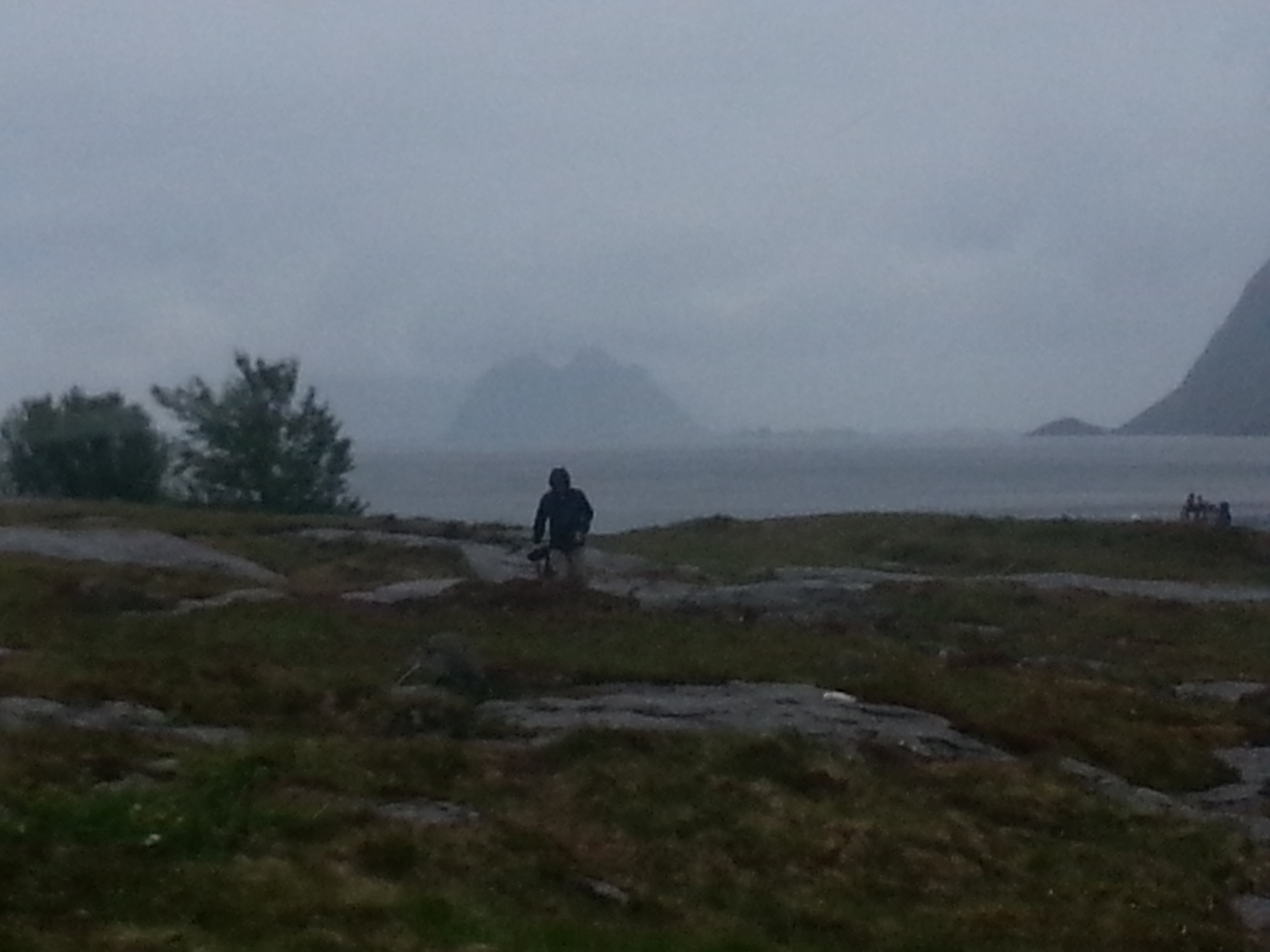 2014 Europe Trip Day 18 - Norway (Lofoten Islands: Sordal Tunnel (4 miles),  Sloverfjord Tunnel (2 miles), Chocolate Chip Rolls, Svolvaer, Lofoten Stockfish (Hanging Cod), Fishing Village Named Å, Snails, Fiskeburger (Fish Burger), Wild Reindeer) 