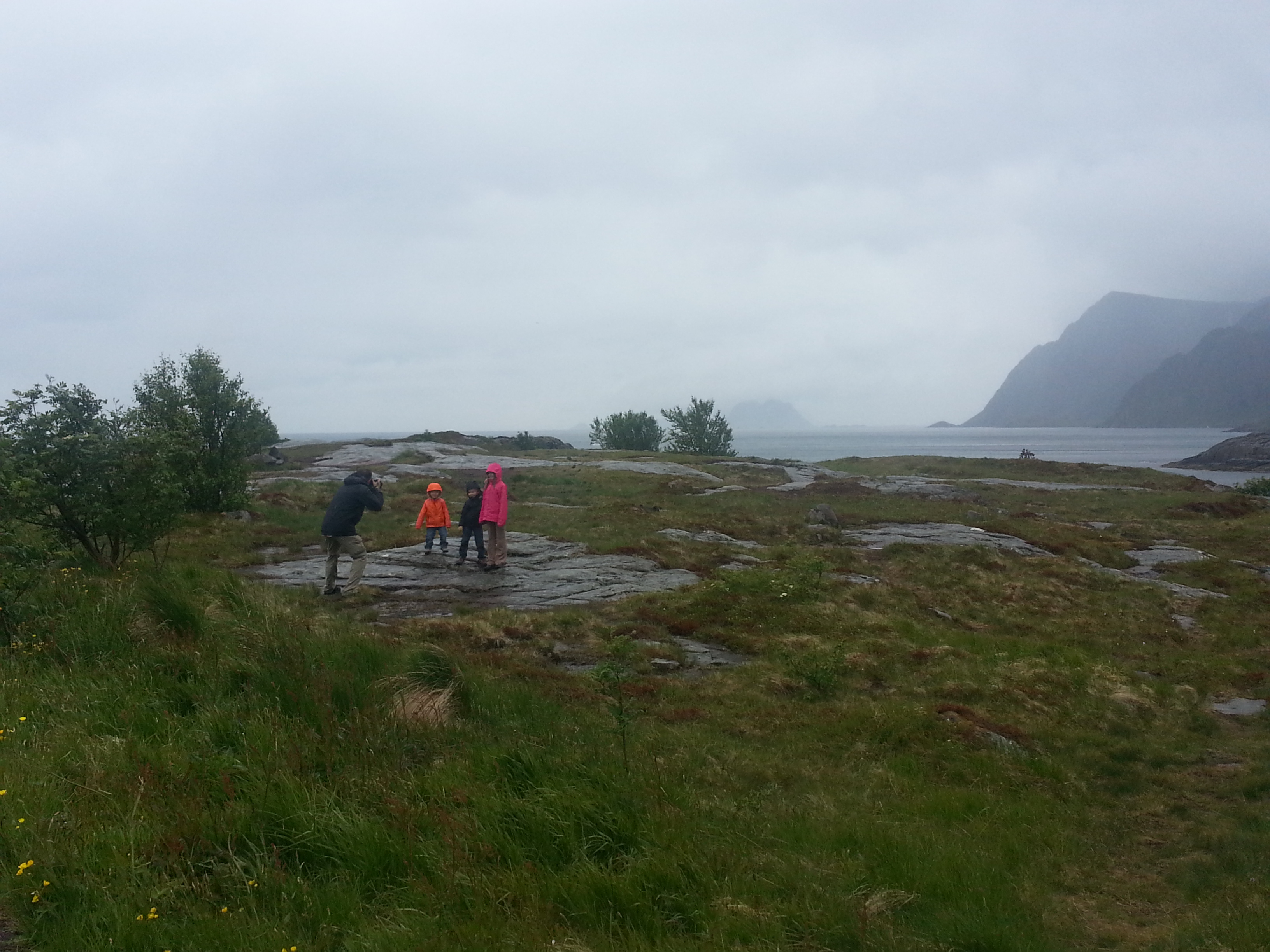 2014 Europe Trip Day 18 - Norway (Lofoten Islands: Sordal Tunnel (4 miles),  Sloverfjord Tunnel (2 miles), Chocolate Chip Rolls, Svolvaer, Lofoten Stockfish (Hanging Cod), Fishing Village Named Å, Snails, Fiskeburger (Fish Burger), Wild Reindeer) 