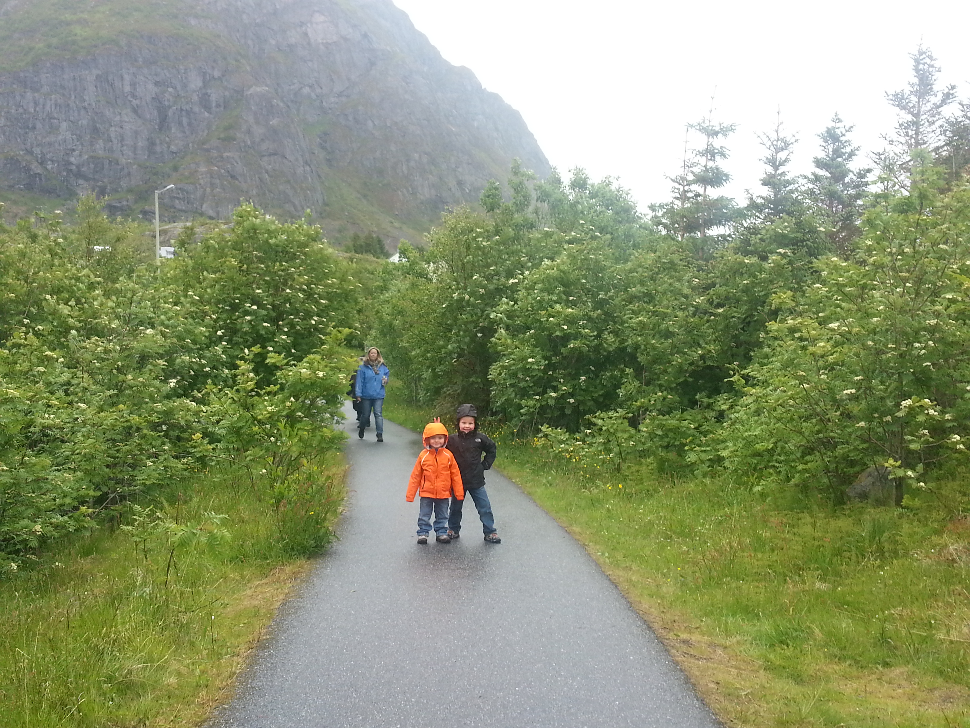 2014 Europe Trip Day 18 - Norway (Lofoten Islands: Sordal Tunnel (4 miles),  Sloverfjord Tunnel (2 miles), Chocolate Chip Rolls, Svolvaer, Lofoten Stockfish (Hanging Cod), Fishing Village Named Å, Snails, Fiskeburger (Fish Burger), Wild Reindeer) 