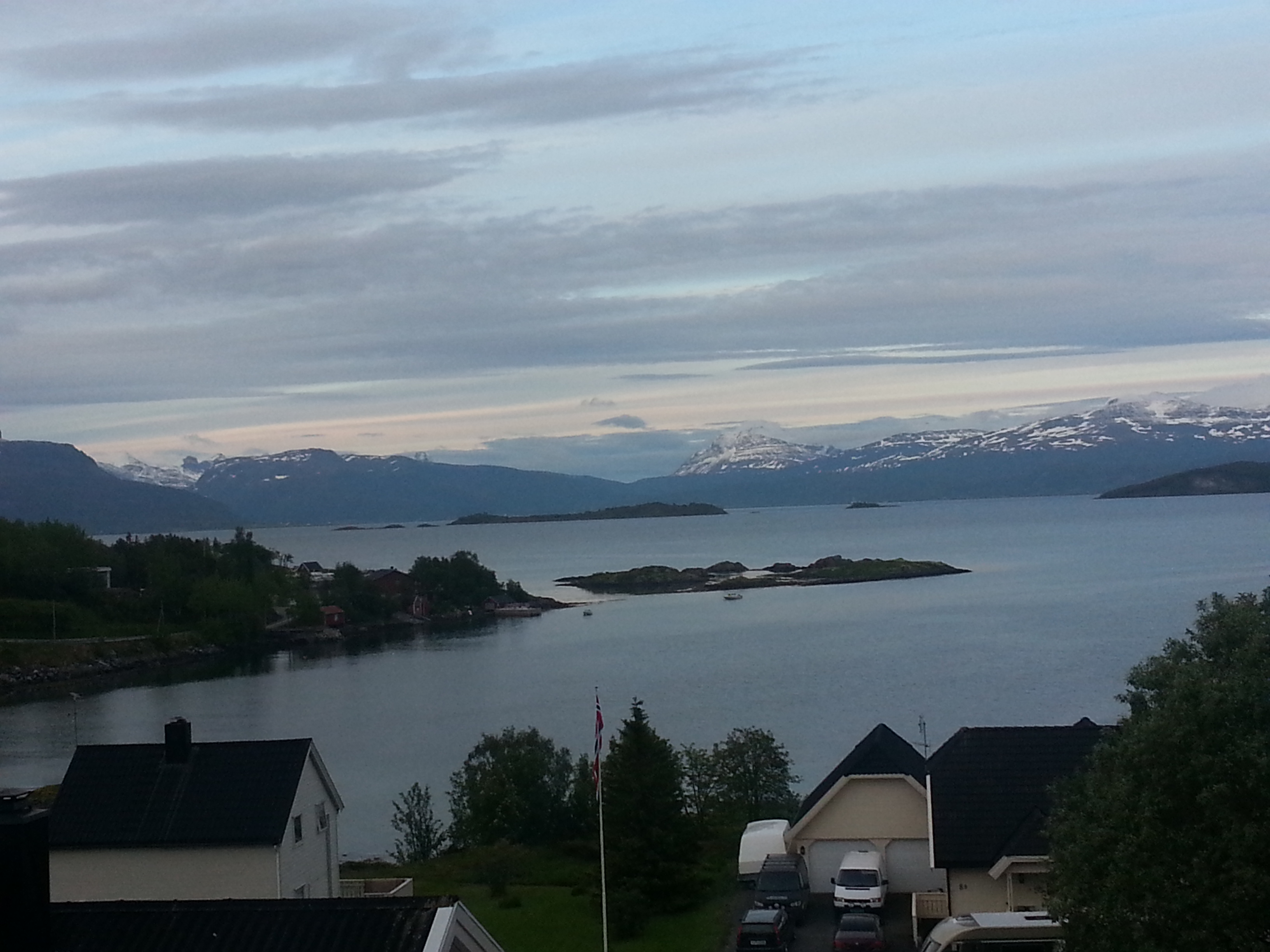 2014 Europe Trip Day 18 - Norway (Lofoten Islands: Sordal Tunnel (4 miles),  Sloverfjord Tunnel (2 miles), Chocolate Chip Rolls, Svolvaer, Lofoten Stockfish (Hanging Cod), Fishing Village Named Å, Snails, Fiskeburger (Fish Burger), Wild Reindeer) 