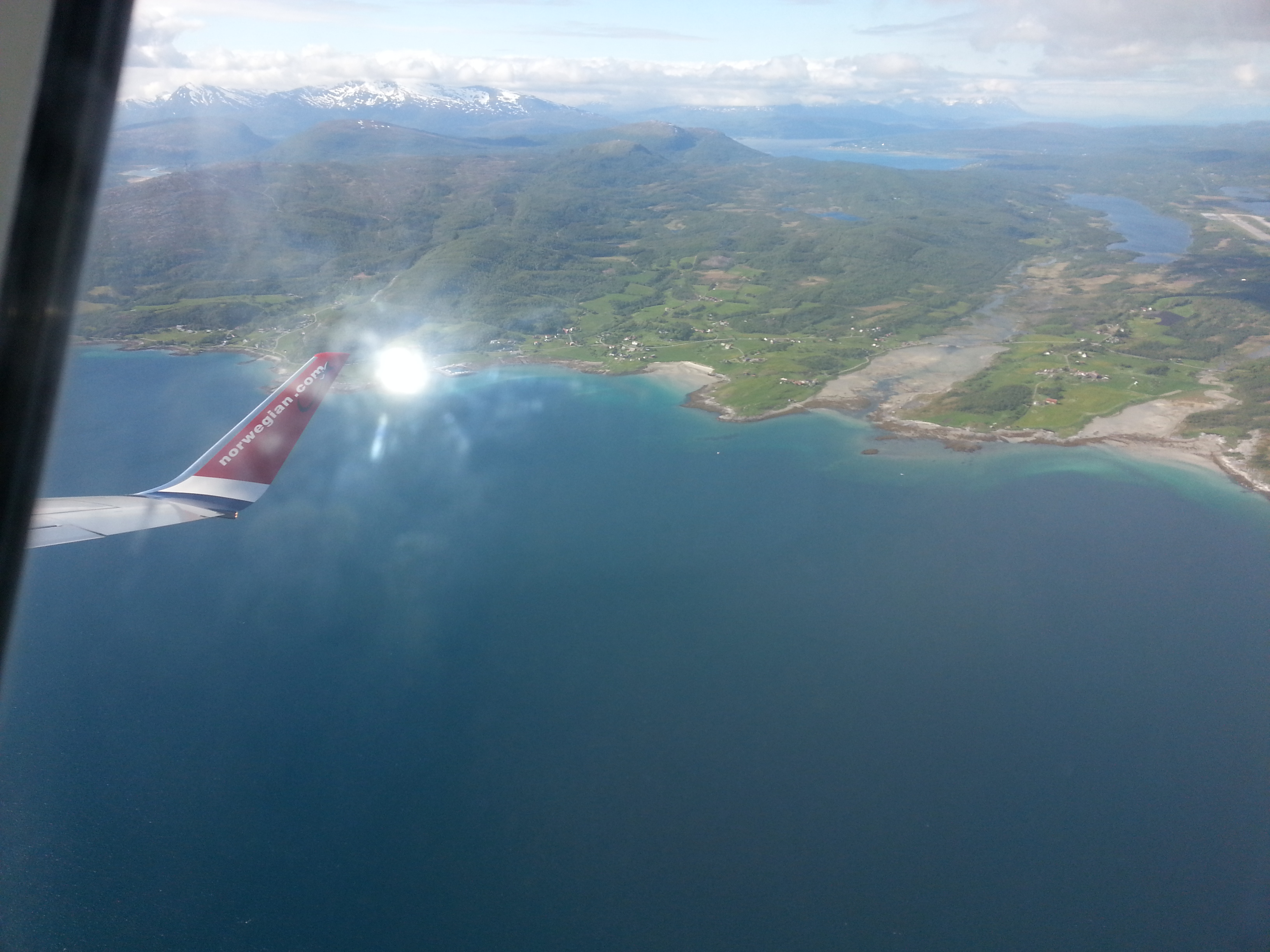 2014 Europe Trip Day 20 - Norway (Kasfjord & Aun: Midnight Sun, Aun, Home Where Andrew M. Israelsen Was Born, Where Andrew M. Israelsen Was Baptized (Kasfjordvatnet Lake), Eilertsen Farm, Harstad / Narvik Evenes Airport, Bergen Airport, 1860 Nordnes Home)