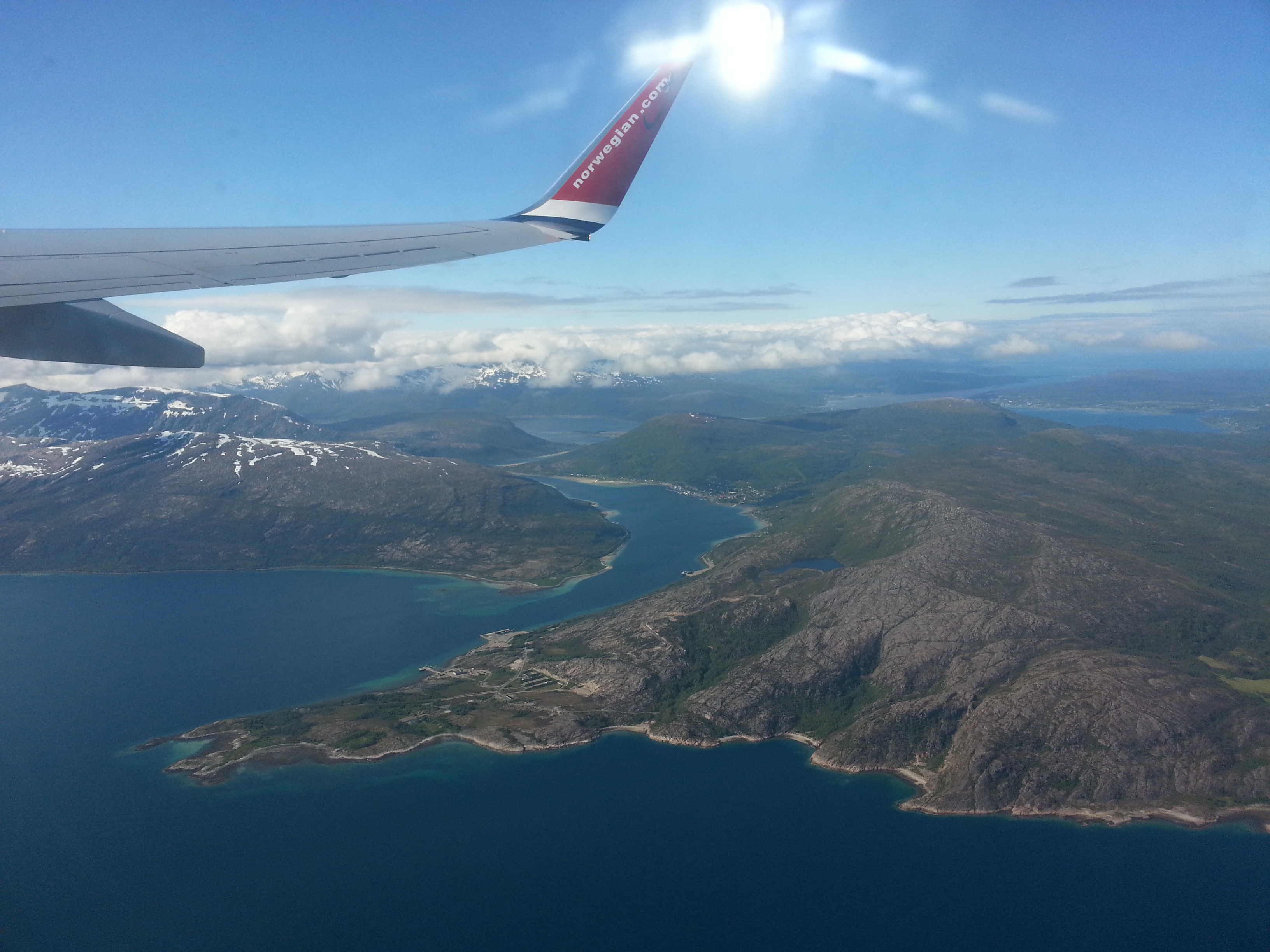 2014 Europe Trip Day 20 - Norway (Kasfjord & Aun: Midnight Sun, Aun, Home Where Andrew M. Israelsen Was Born, Where Andrew M. Israelsen Was Baptized (Kasfjordvatnet Lake), Eilertsen Farm, Harstad / Narvik Evenes Airport, Bergen Airport, 1860 Nordnes Home)