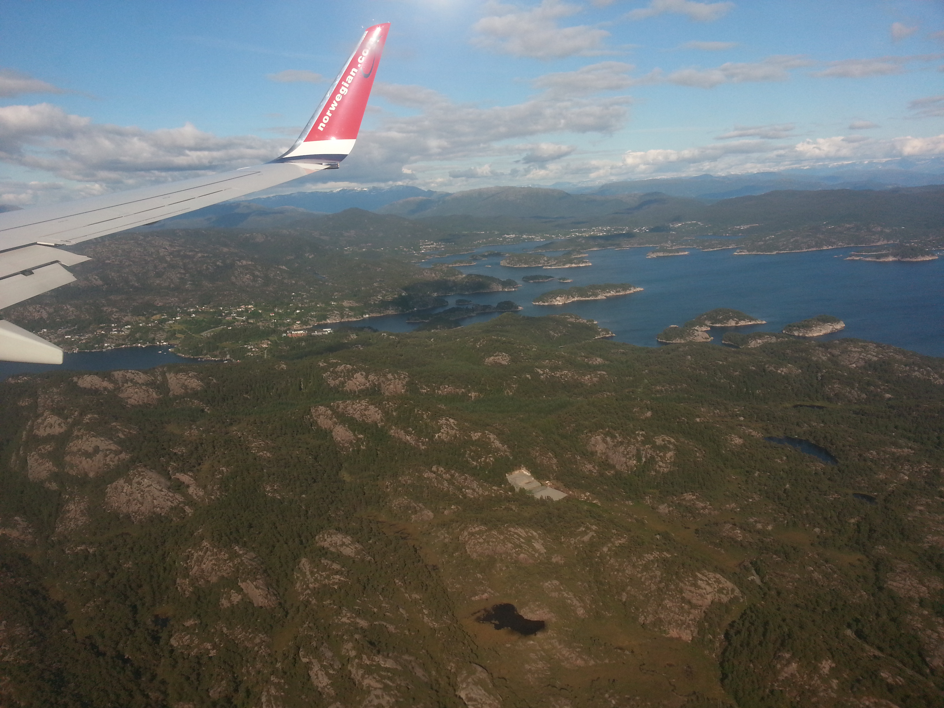 2014 Europe Trip Day 20 - Norway (Kasfjord & Aun: Midnight Sun, Aun, Home Where Andrew M. Israelsen Was Born, Where Andrew M. Israelsen Was Baptized (Kasfjordvatnet Lake), Eilertsen Farm, Harstad / Narvik Evenes Airport, Bergen Airport, 1860 Nordnes Home)