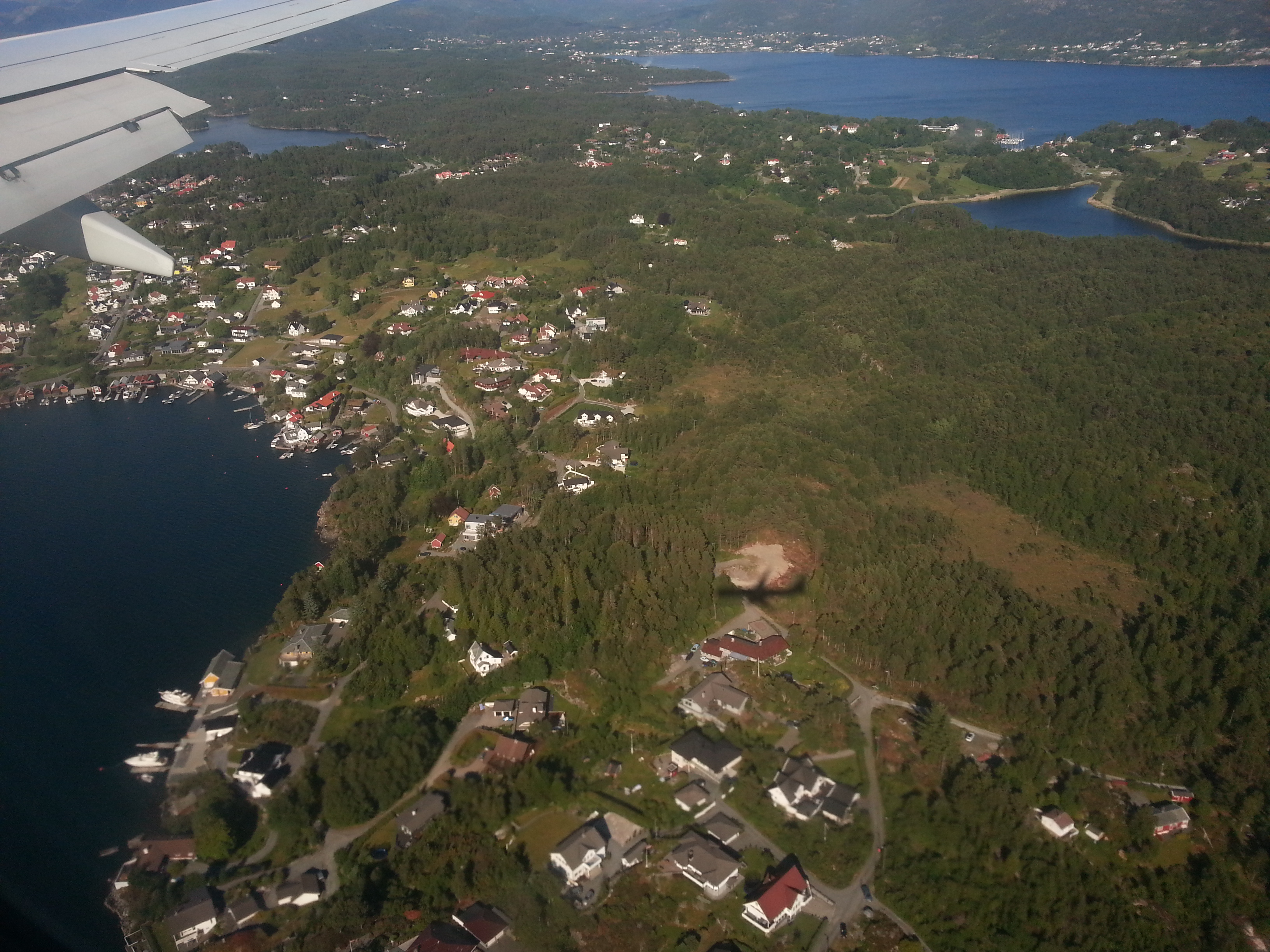 2014 Europe Trip Day 20 - Norway (Kasfjord & Aun: Midnight Sun, Aun, Home Where Andrew M. Israelsen Was Born, Where Andrew M. Israelsen Was Baptized (Kasfjordvatnet Lake), Eilertsen Farm, Harstad / Narvik Evenes Airport, Bergen Airport, 1860 Nordnes Home)