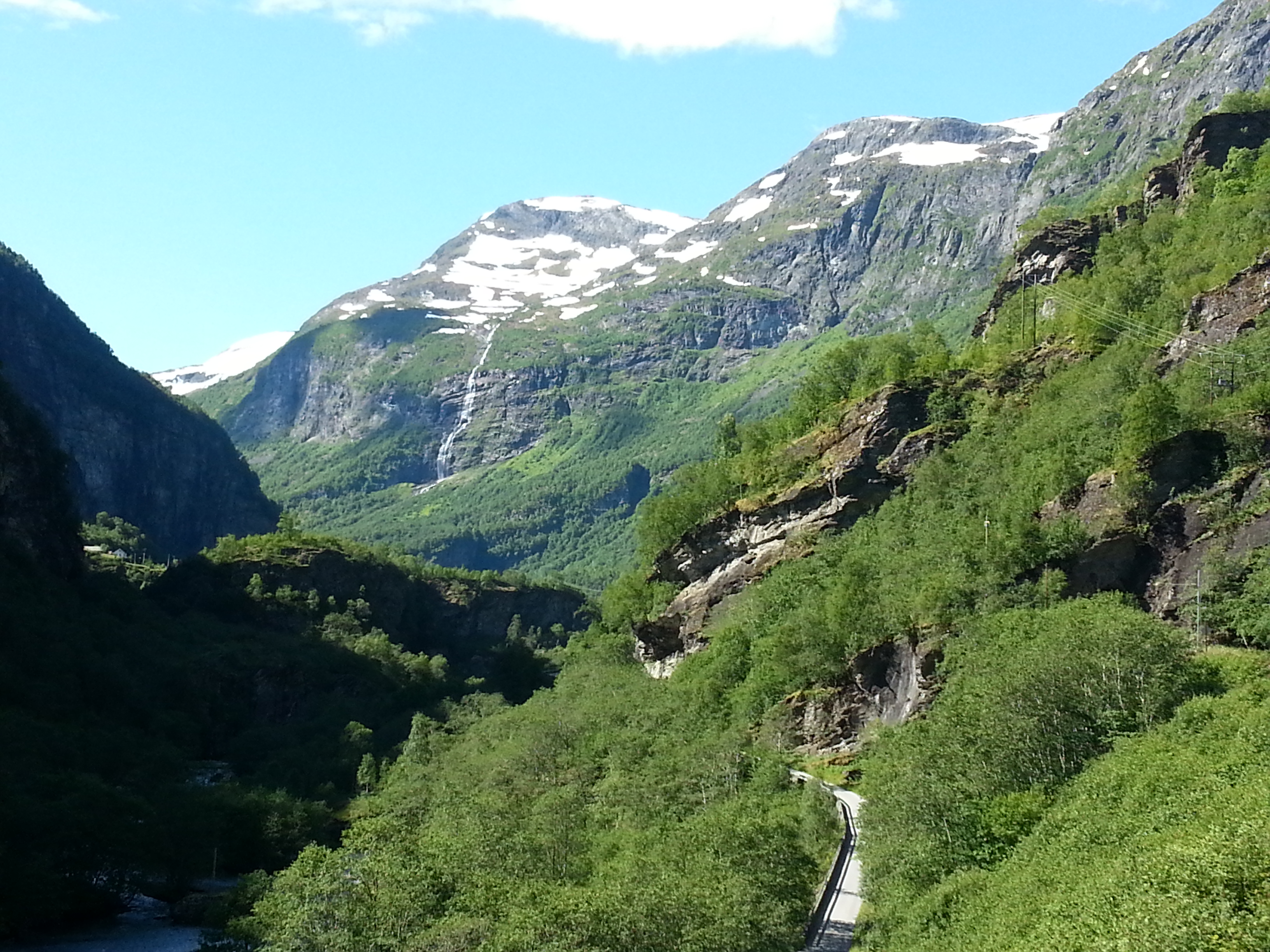 2014 Europe Trip Day 21 - Norway (Norway in a Nutshell (Roundtrip from Bergen via Myrdal): Train Bergen-Myrdal, The Flåm Railway, Fjord Cruise Flam-Gudvangen, Nærøyfjord (Narrowest Fjord in World), Bus Gudvangen-Voss, Train Voss-Bergen)