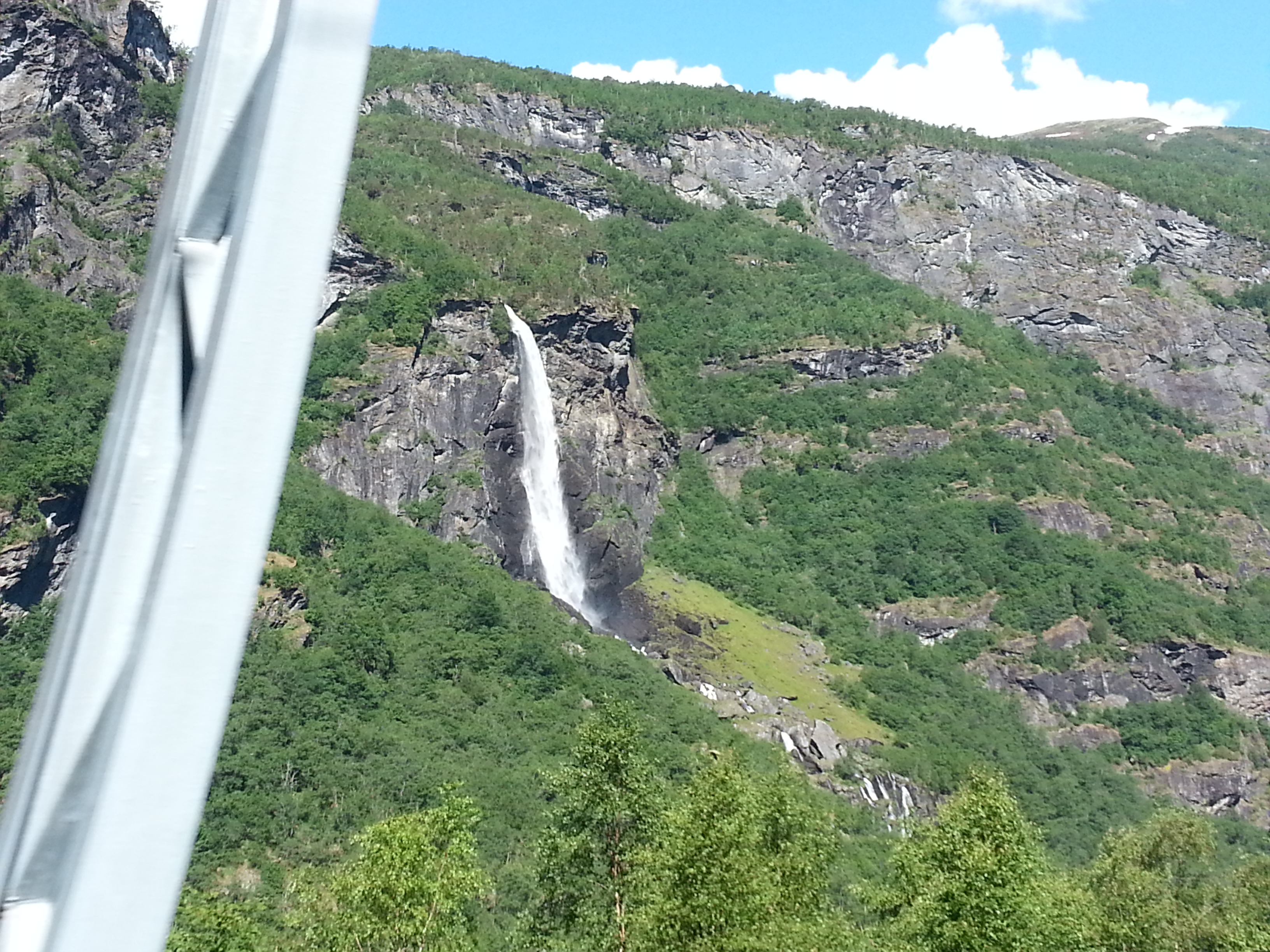 2014 Europe Trip Day 21 - Norway (Norway in a Nutshell (Roundtrip from Bergen via Myrdal): Train Bergen-Myrdal, The Flåm Railway, Fjord Cruise Flam-Gudvangen, Nærøyfjord (Narrowest Fjord in World), Bus Gudvangen-Voss, Train Voss-Bergen)