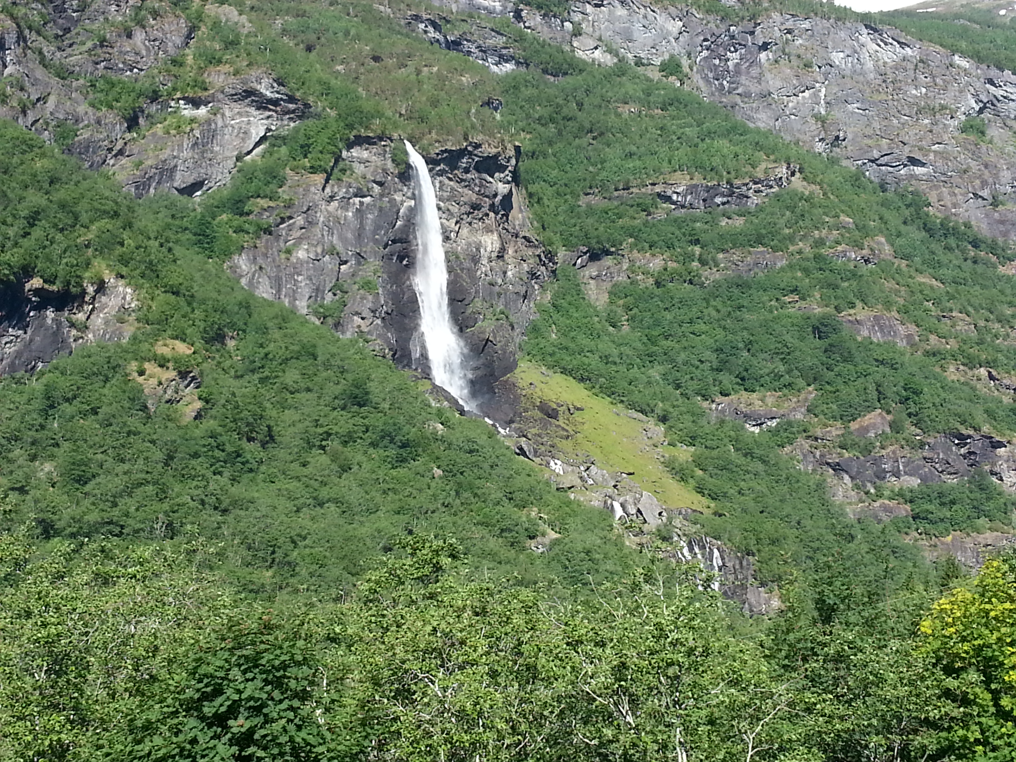 2014 Europe Trip Day 21 - Norway (Norway in a Nutshell (Roundtrip from Bergen via Myrdal): Train Bergen-Myrdal, The Flåm Railway, Fjord Cruise Flam-Gudvangen, Nærøyfjord (Narrowest Fjord in World), Bus Gudvangen-Voss, Train Voss-Bergen)