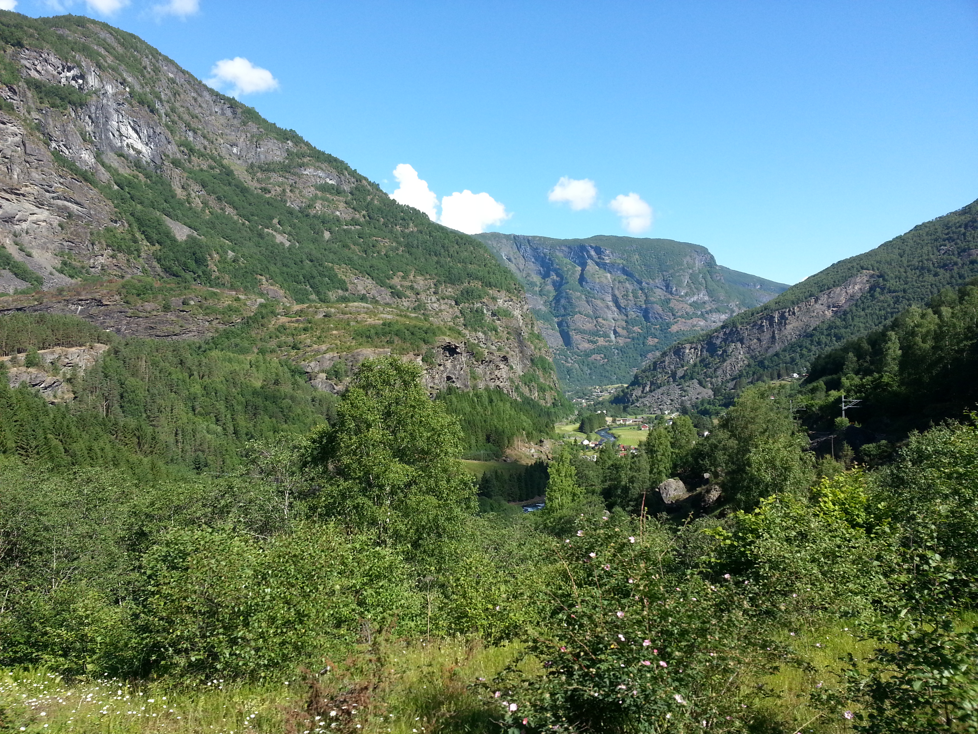 2014 Europe Trip Day 21 - Norway (Norway in a Nutshell (Roundtrip from Bergen via Myrdal): Train Bergen-Myrdal, The Flåm Railway, Fjord Cruise Flam-Gudvangen, Nærøyfjord (Narrowest Fjord in World), Bus Gudvangen-Voss, Train Voss-Bergen)