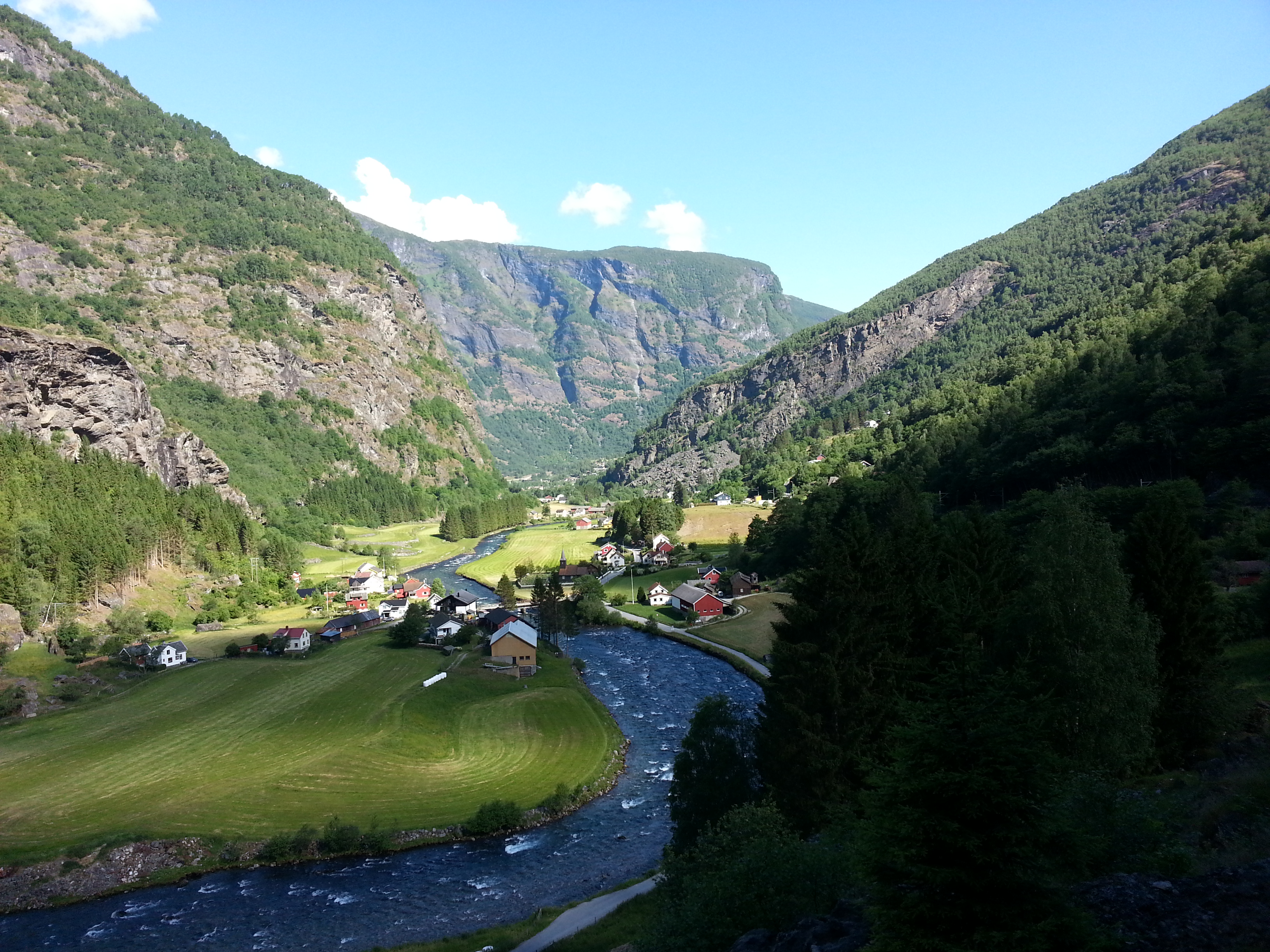 2014 Europe Trip Day 21 - Norway (Norway in a Nutshell (Roundtrip from Bergen via Myrdal): Train Bergen-Myrdal, The Flåm Railway, Fjord Cruise Flam-Gudvangen, Nærøyfjord (Narrowest Fjord in World), Bus Gudvangen-Voss, Train Voss-Bergen)