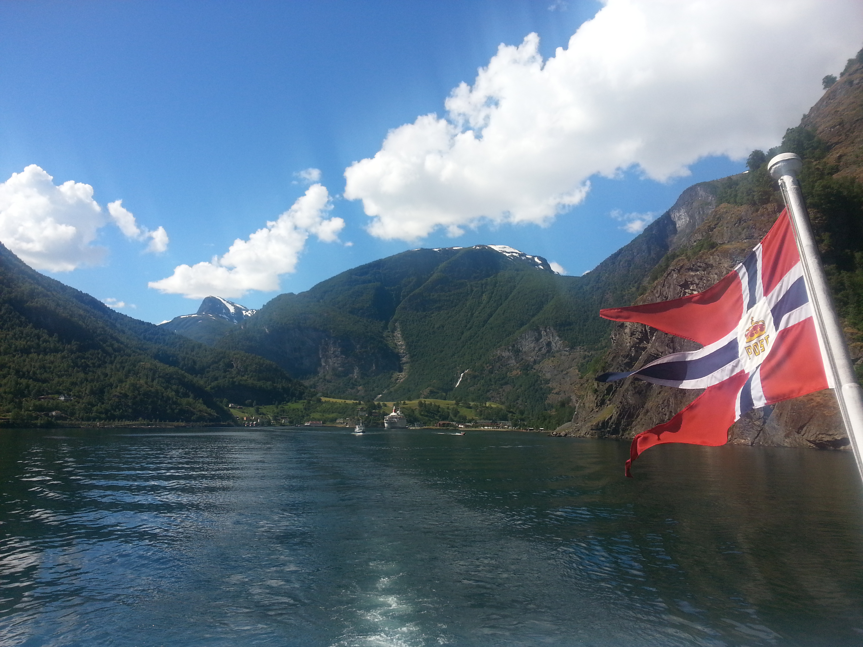 2014 Europe Trip Day 21 - Norway (Norway in a Nutshell (Roundtrip from Bergen via Myrdal): Train Bergen-Myrdal, The Flåm Railway, Fjord Cruise Flam-Gudvangen, Nærøyfjord (Narrowest Fjord in World), Bus Gudvangen-Voss, Train Voss-Bergen)