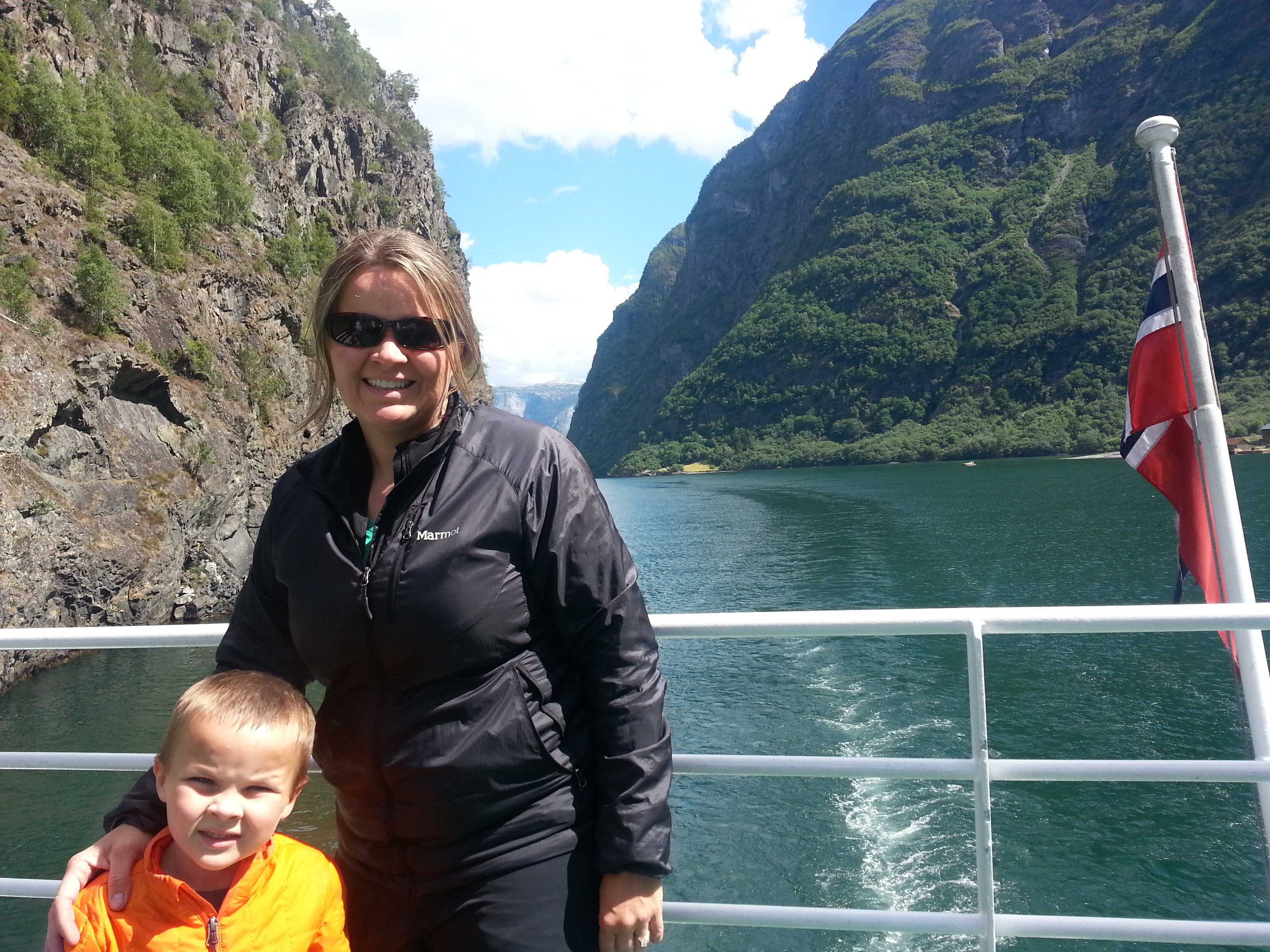 2014 Europe Trip Day 21 - Norway (Norway in a Nutshell (Roundtrip from Bergen via Myrdal): Train Bergen-Myrdal, The Flåm Railway, Fjord Cruise Flam-Gudvangen, Nærøyfjord (Narrowest Fjord in World), Bus Gudvangen-Voss, Train Voss-Bergen)