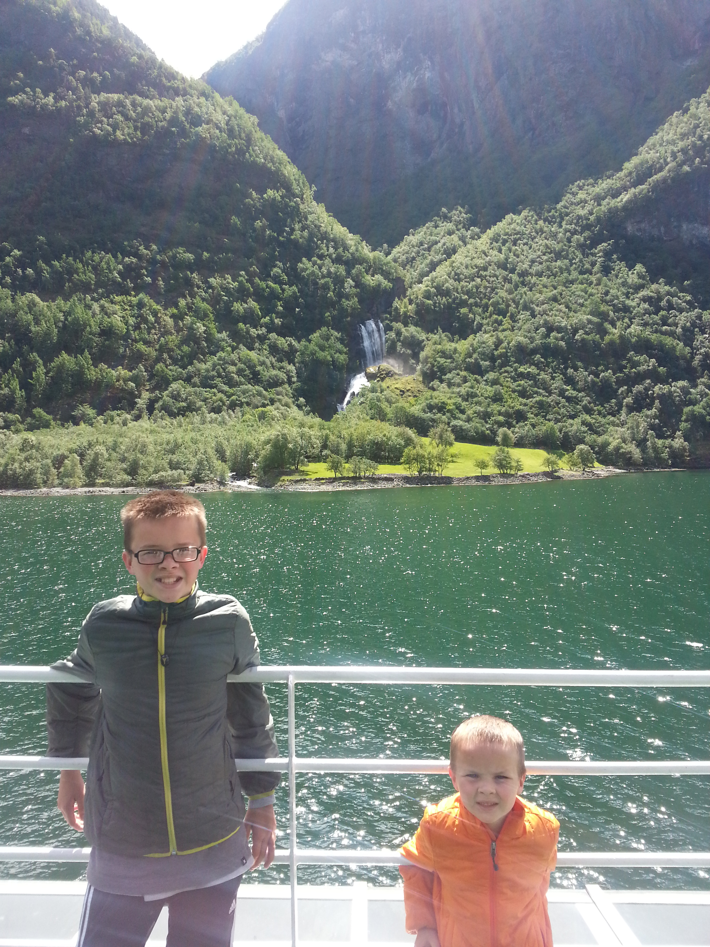 2014 Europe Trip Day 21 - Norway (Norway in a Nutshell (Roundtrip from Bergen via Myrdal): Train Bergen-Myrdal, The Flåm Railway, Fjord Cruise Flam-Gudvangen, Nærøyfjord (Narrowest Fjord in World), Bus Gudvangen-Voss, Train Voss-Bergen)