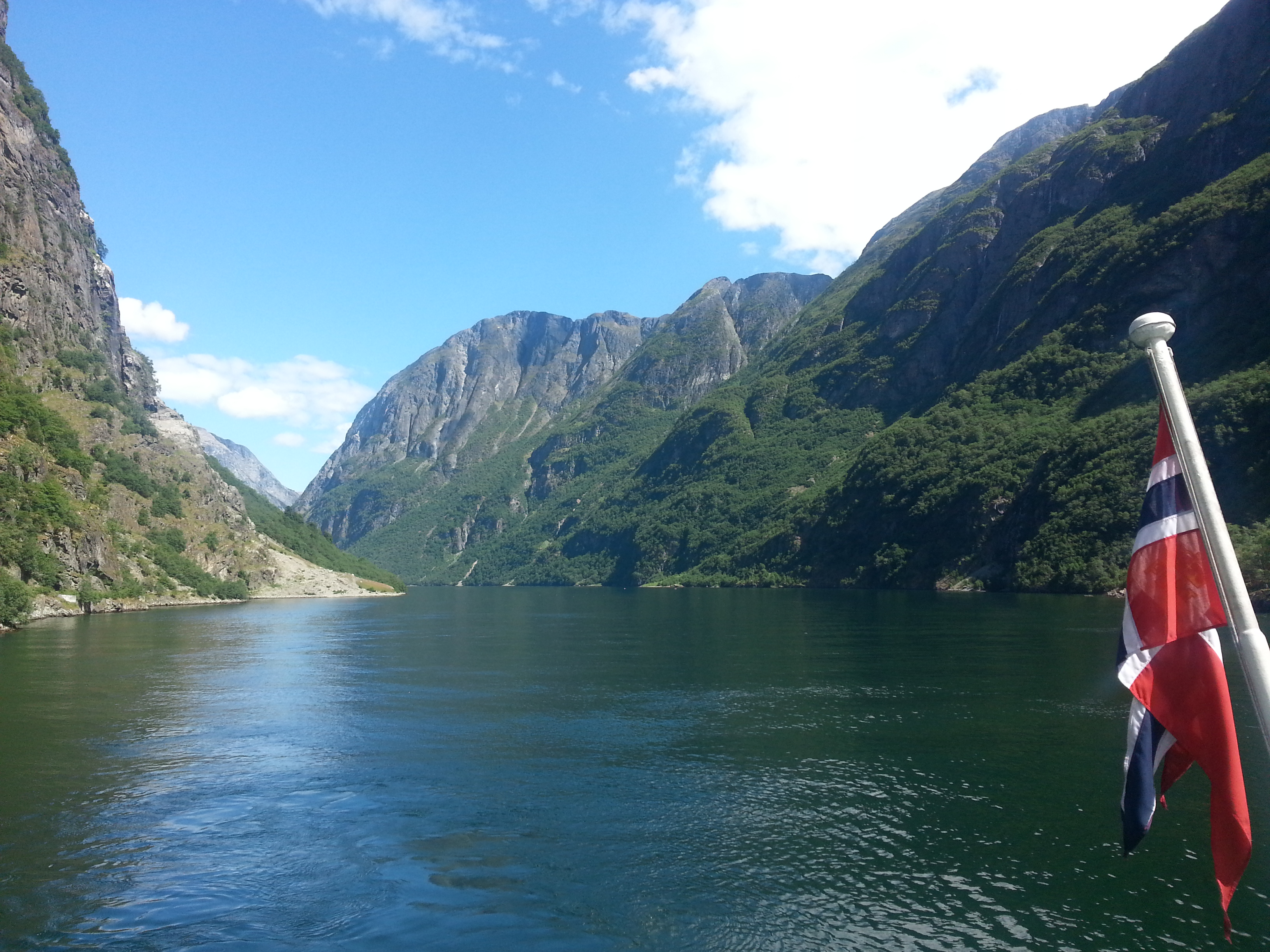 2014 Europe Trip Day 21 - Norway (Norway in a Nutshell (Roundtrip from Bergen via Myrdal): Train Bergen-Myrdal, The Flåm Railway, Fjord Cruise Flam-Gudvangen, Nærøyfjord (Narrowest Fjord in World), Bus Gudvangen-Voss, Train Voss-Bergen)