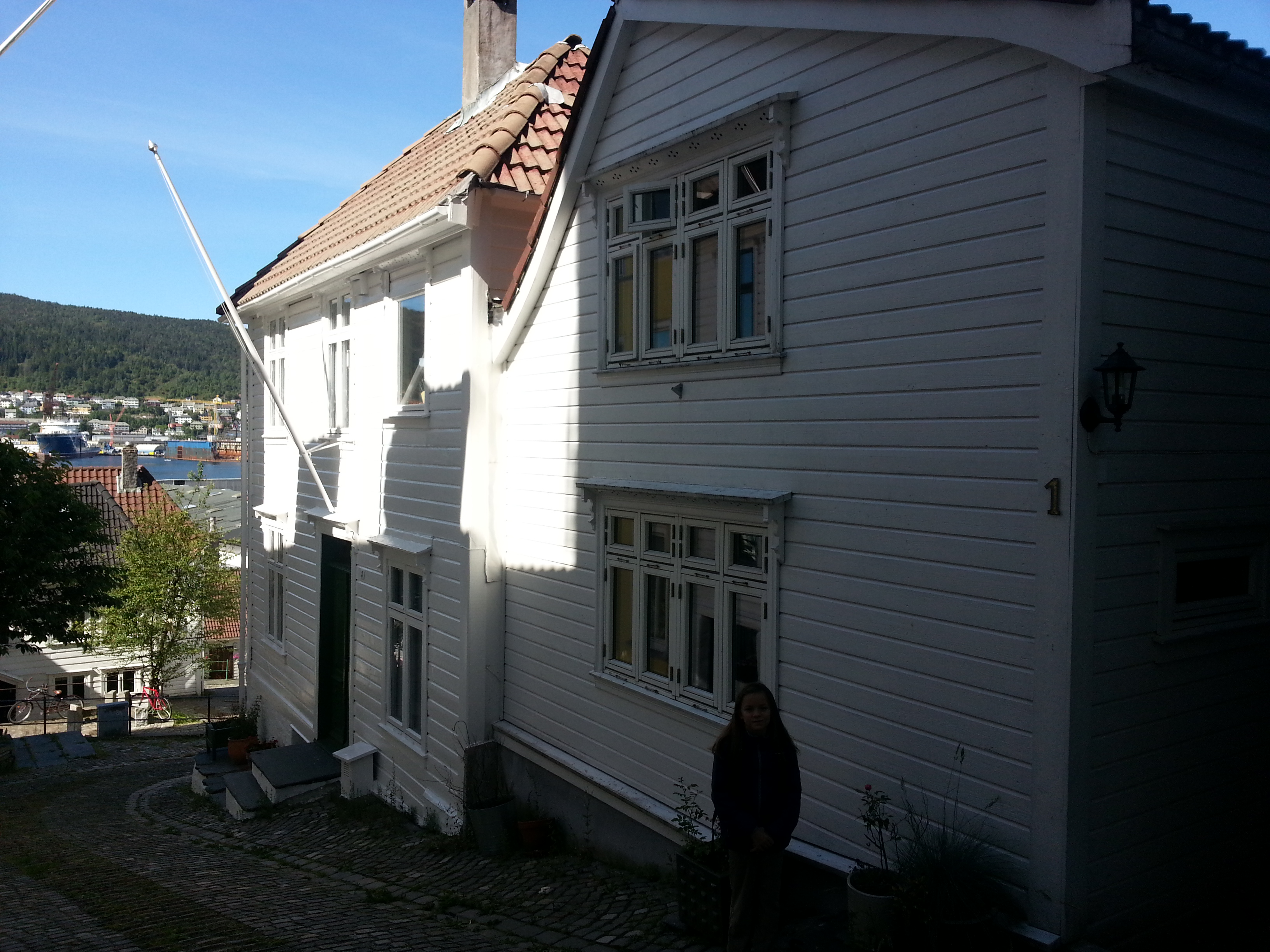 2014 Europe Trip Day 22 - Norway (Bergen: Fish Cakes, Fløibanen Funicular (Cable Railway up Mountain), Canoeing on Skomakerdiket Lake, Fisketorget (The Fish Market), Bryggen Wharf, Nordnes Seawater Pool, Jumping into the North Sea, Nordnes Alleys)