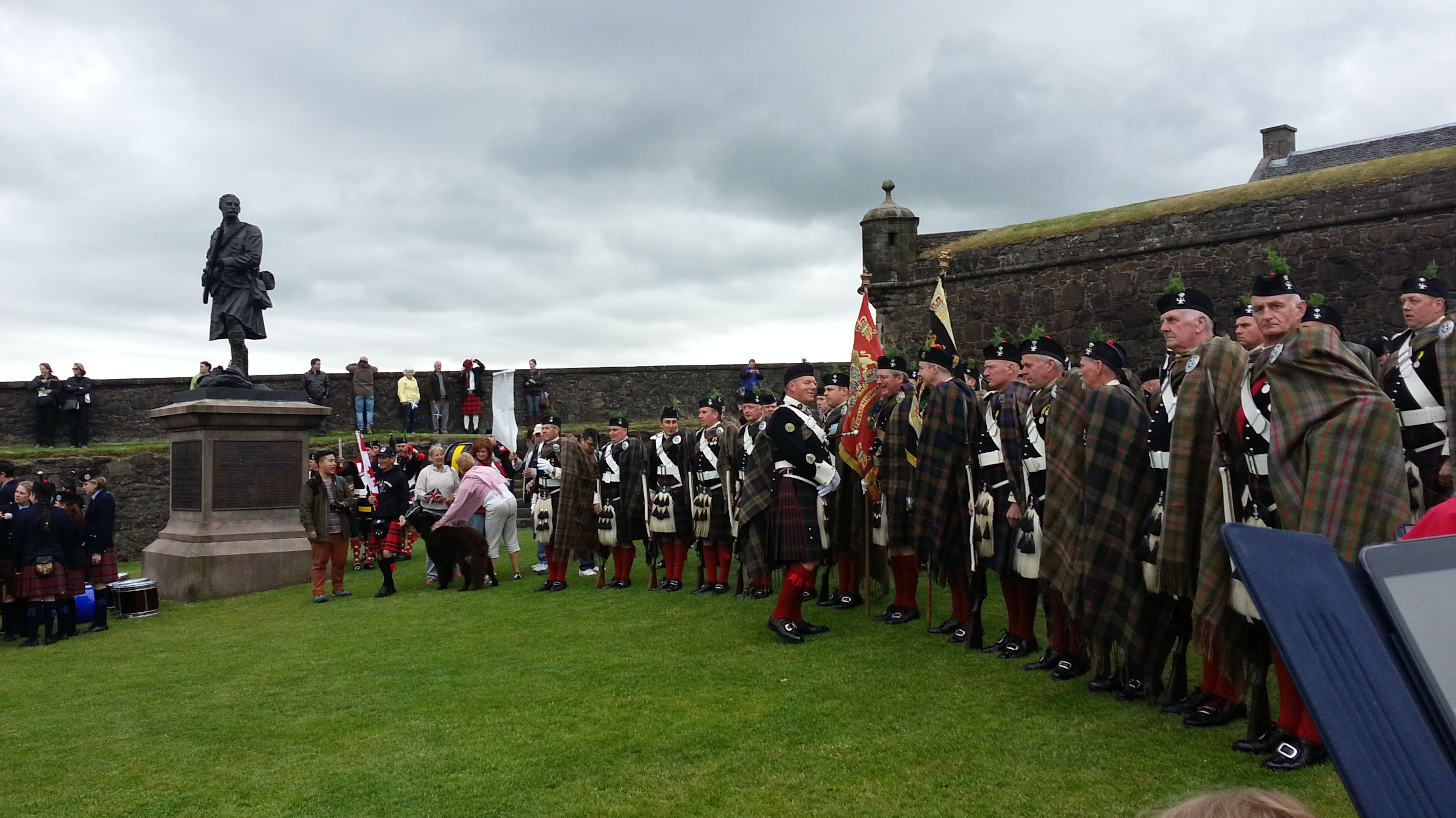2014 Europe Trip Day 24 - Scotland (Crookston Castle, Paisley Missionary Flat (Walker Street), Lawn Bowling Pitch, Irn Bru, Church of the Holy Rude, Stirling Castle, 2014 Pipefest Stirling)