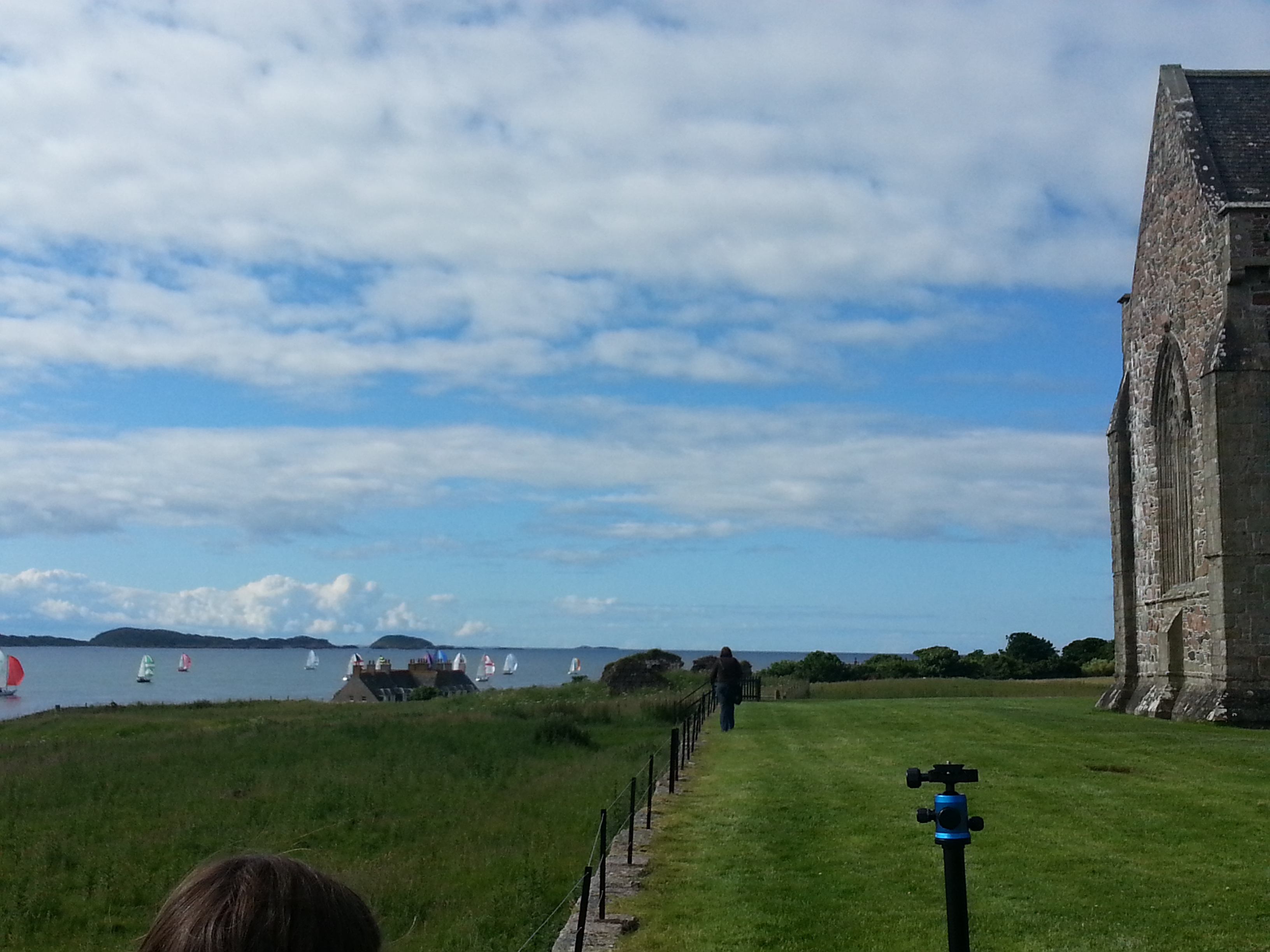 2014 Europe Trip Day 26 - Scotland (Ardachy House Yurt, Heilan' Coo, Fionnphort-Iona Ferry, Iona Nunnery, Iona Abbey (Britain Christianity Birthplace), Scottish Heather, Tobermory-Kilchoan Ferry, Castle Tioram, Glenfinnan Monument, Biting Midges!)