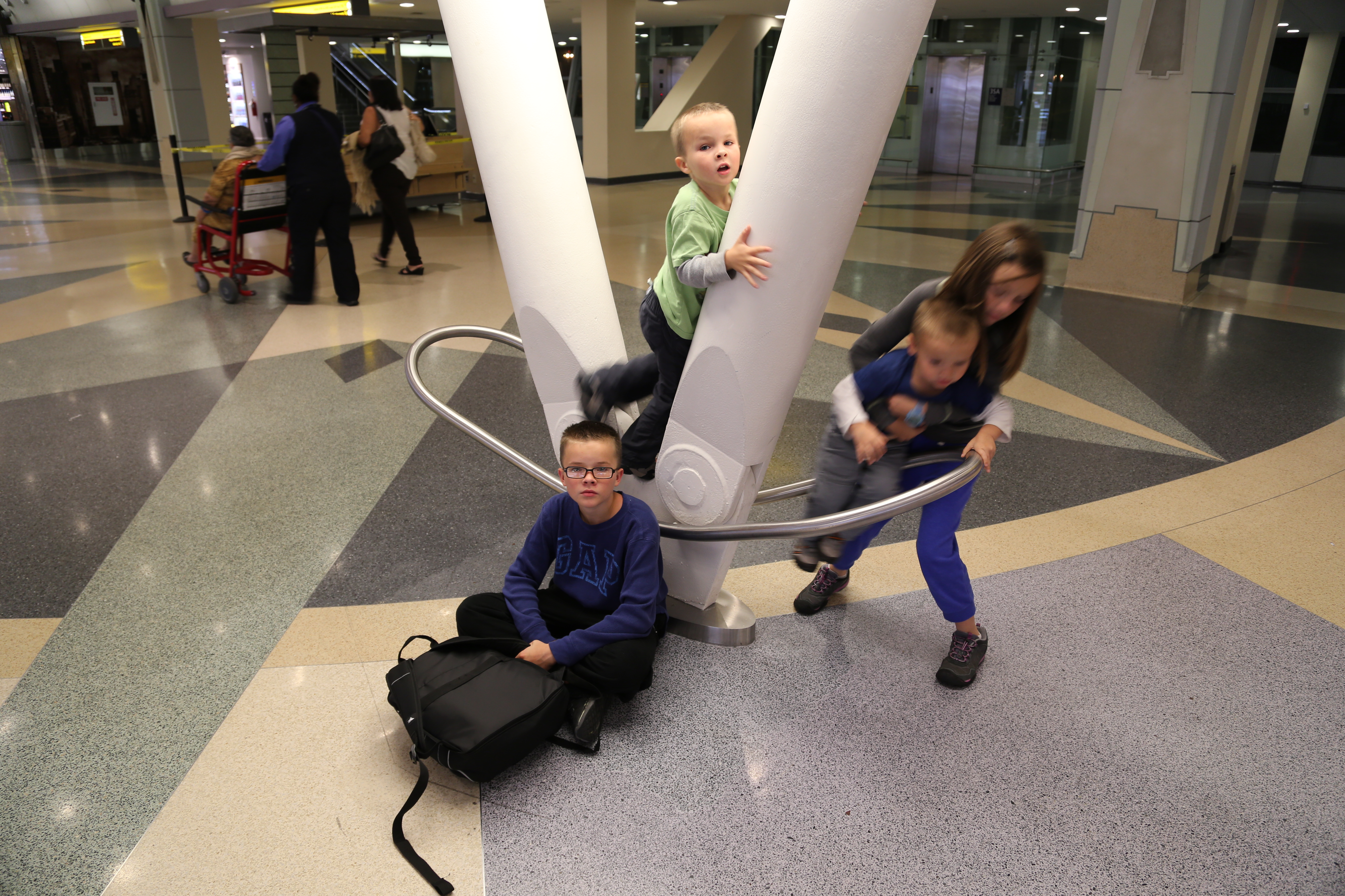 2014 Europe Trip Day 1 - United States (Salt Lake City Airport, New York City JFK Airport)