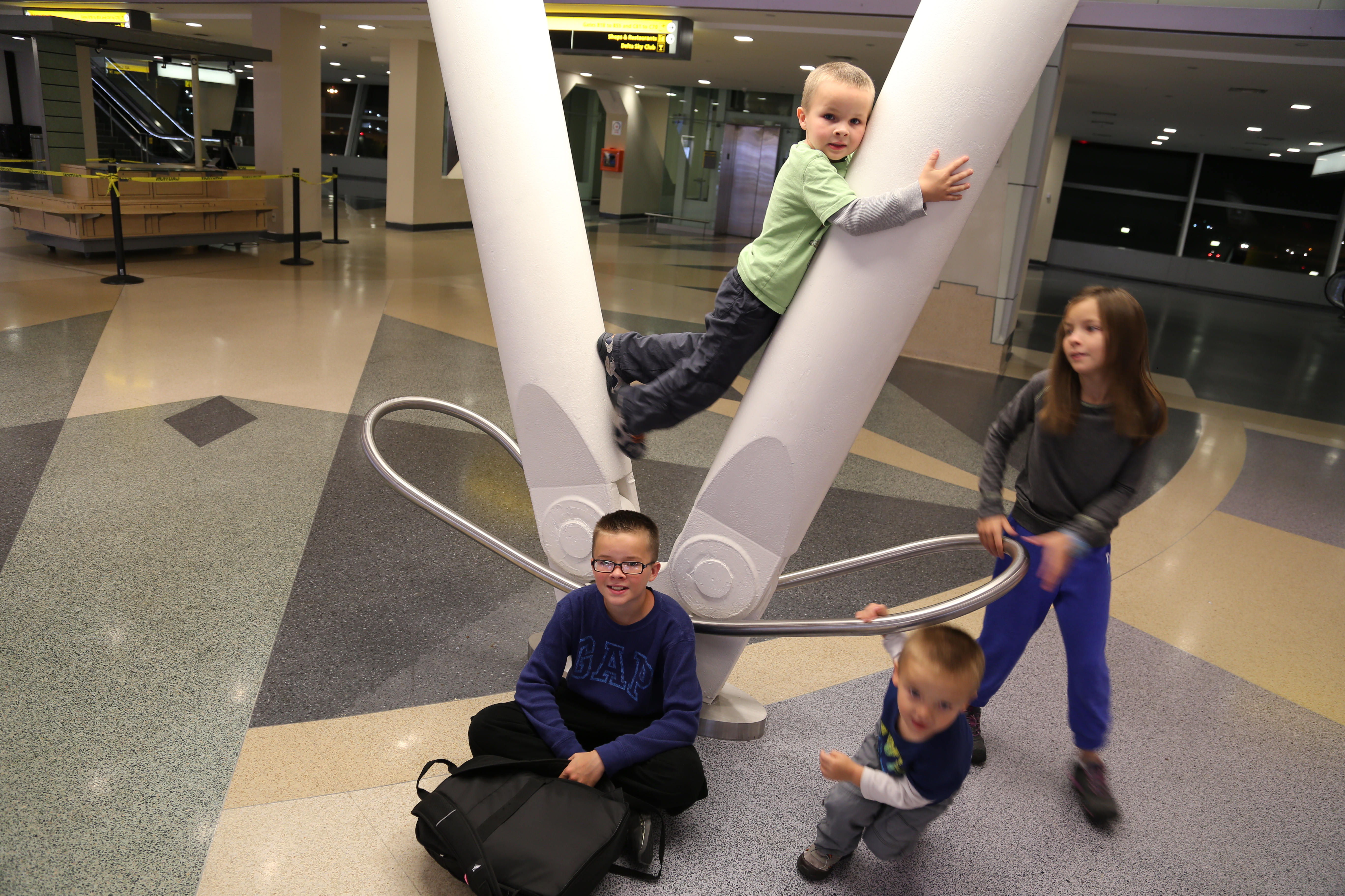 2014 Europe Trip Day 1 - United States (Salt Lake City Airport, New York City JFK Airport)