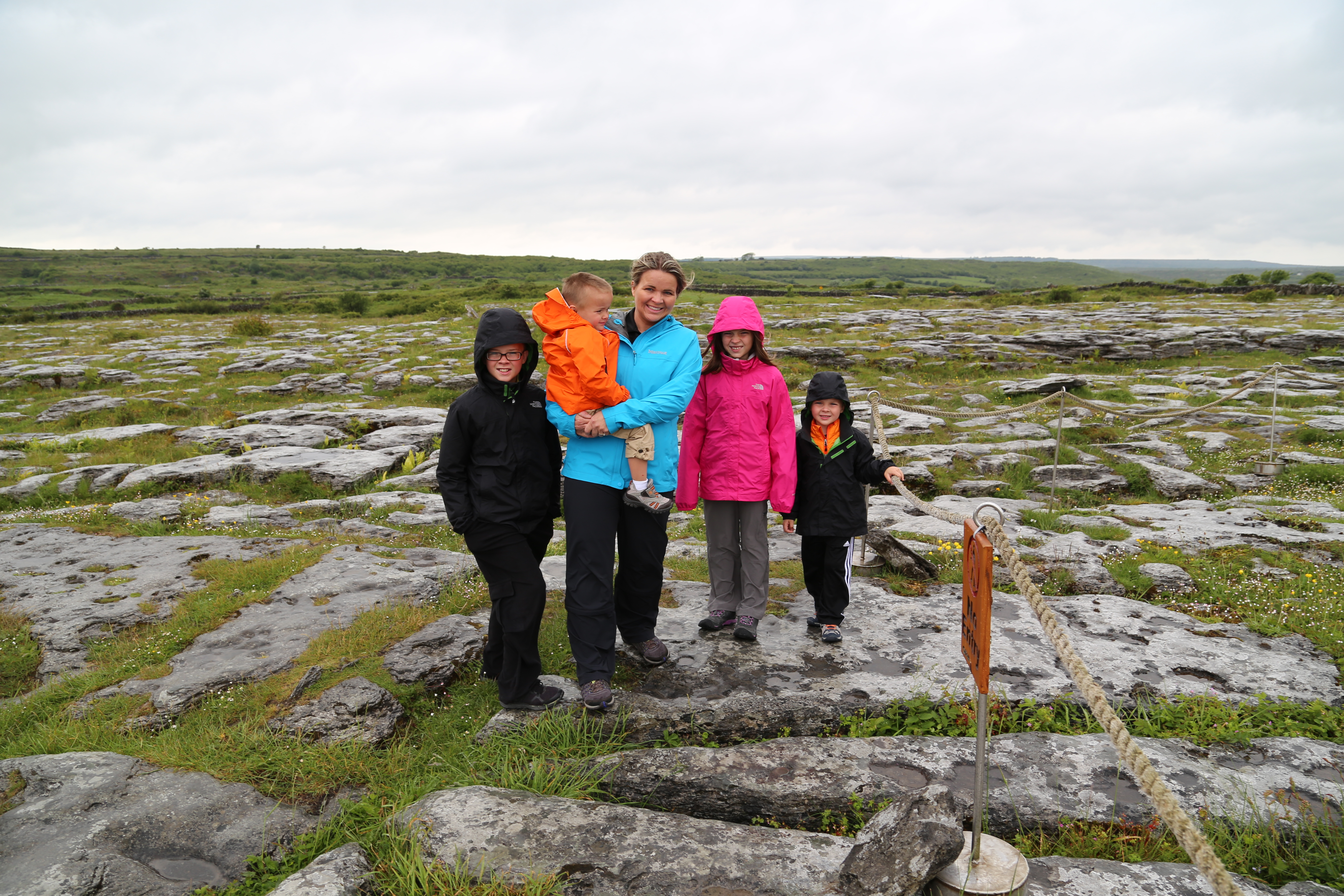 2014 Europe Trip Day 3 - Ireland (The Burren, Poulnabrone Portal Tomb Dolmen, Caherconnell Fort, Sheepdogs, Ring of Kerry, Killarney National Park, Muckross House, Torc Waterfall)