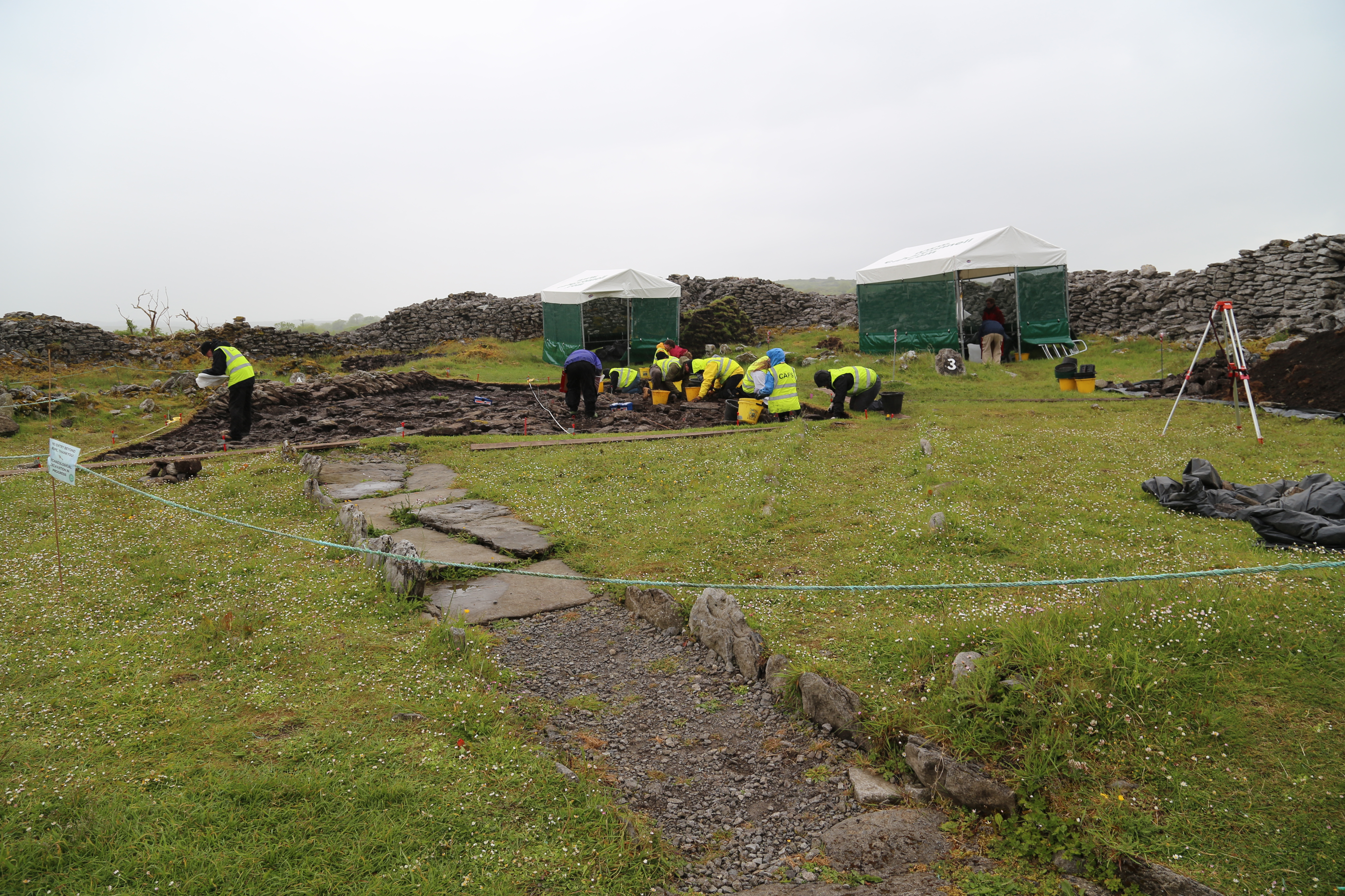 2014 Europe Trip Day 3 - Ireland (The Burren, Poulnabrone Portal Tomb Dolmen, Caherconnell Fort, Sheepdogs, Ring of Kerry, Killarney National Park, Muckross House, Torc Waterfall)